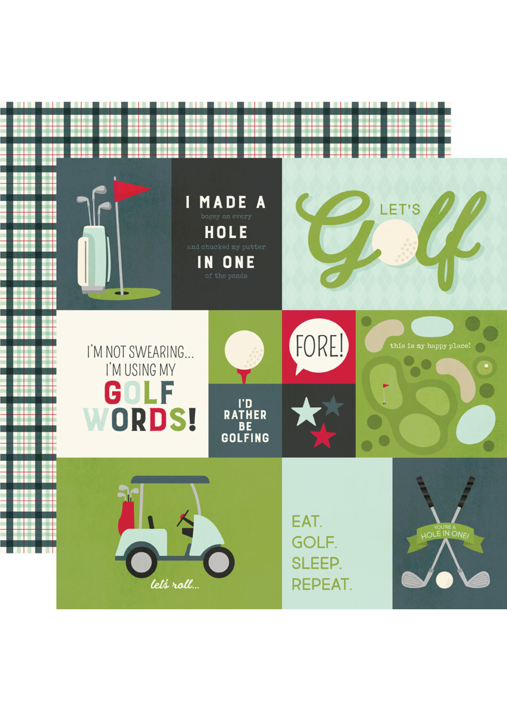 Simple Stories Simple Stories 12x12 Golf, Elements