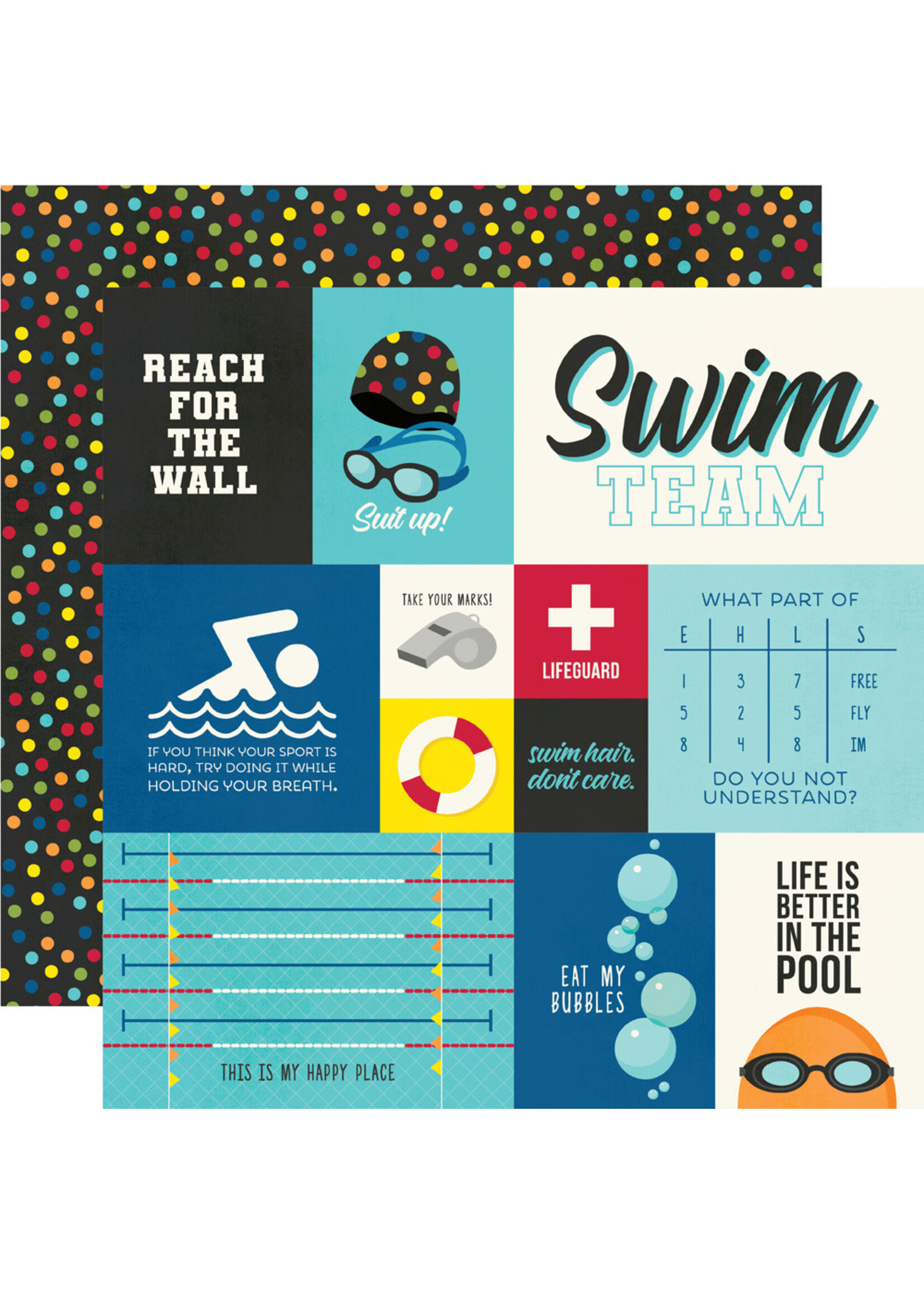 Simple Stories Simple Stories 12x12 Swim, Elements