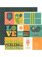 Simple Stories 12x12 Pickleball, Elements