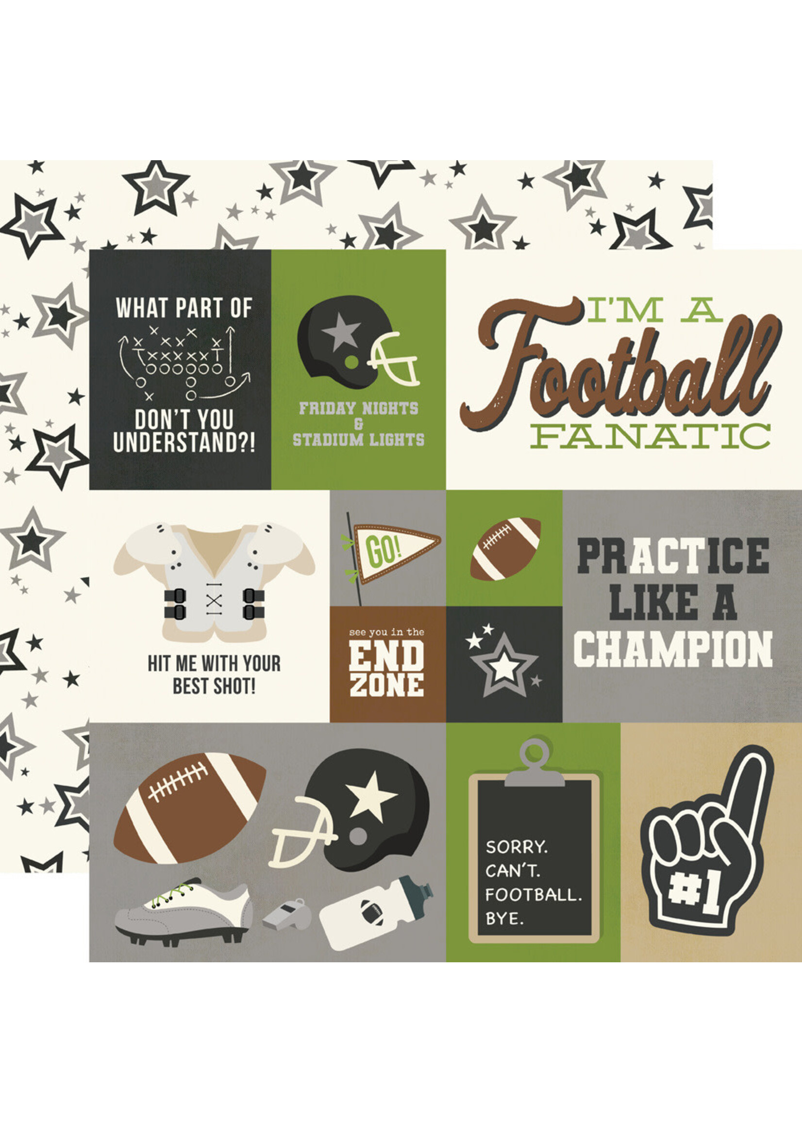 Simple Stories Simple Stories 12x12 Football, Elements