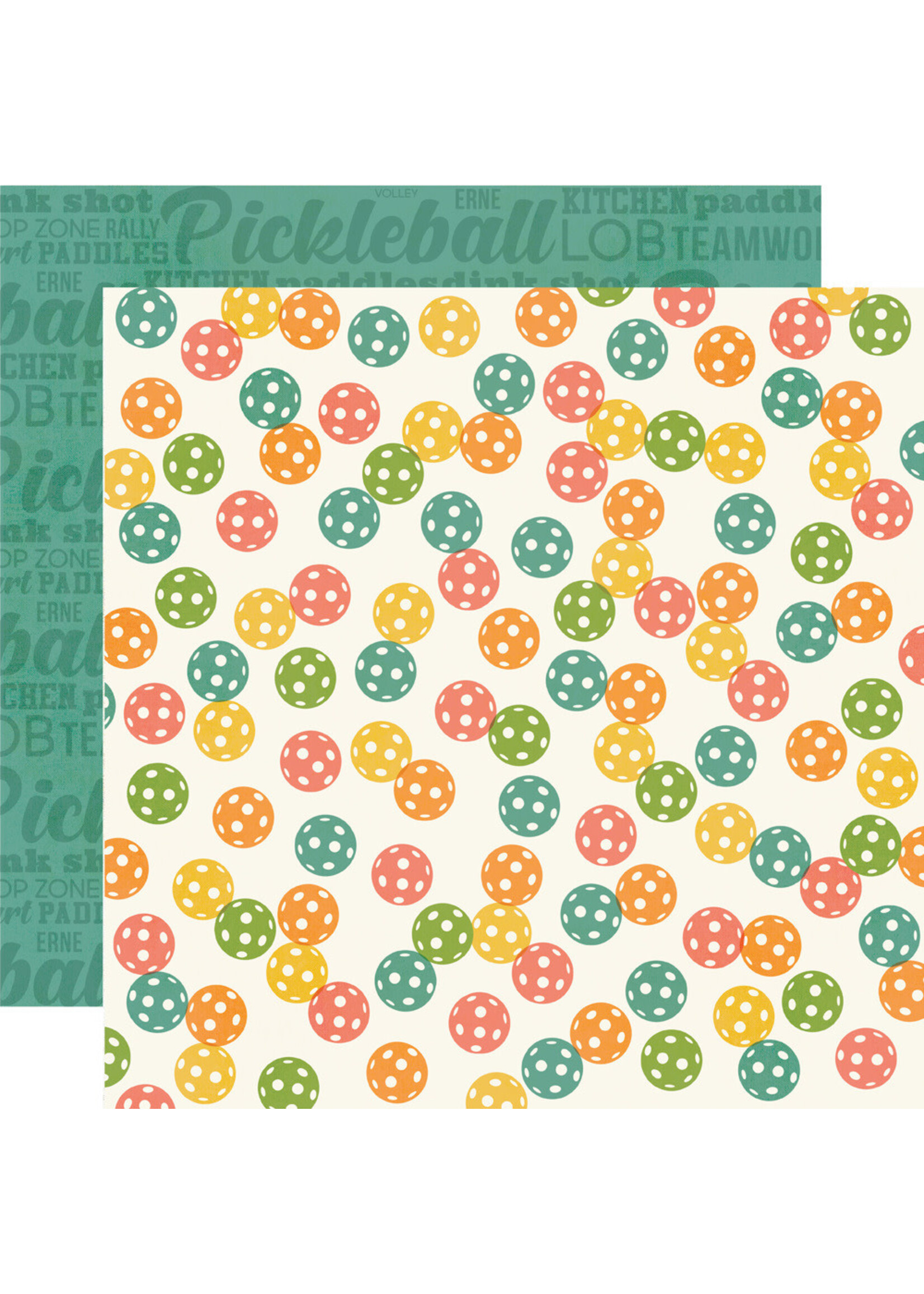 Simple Stories 12x12 Pickleball, It's a Big Dill!