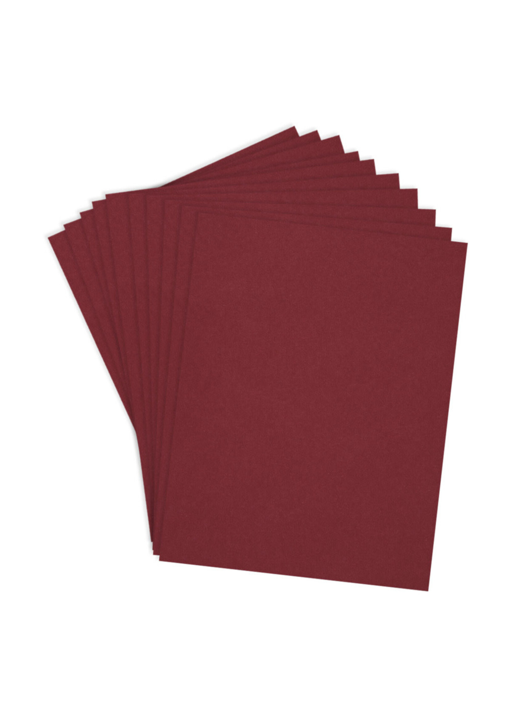 Spellbinders ColorWheel Cardstock 8.5x11, Cranberry (10)