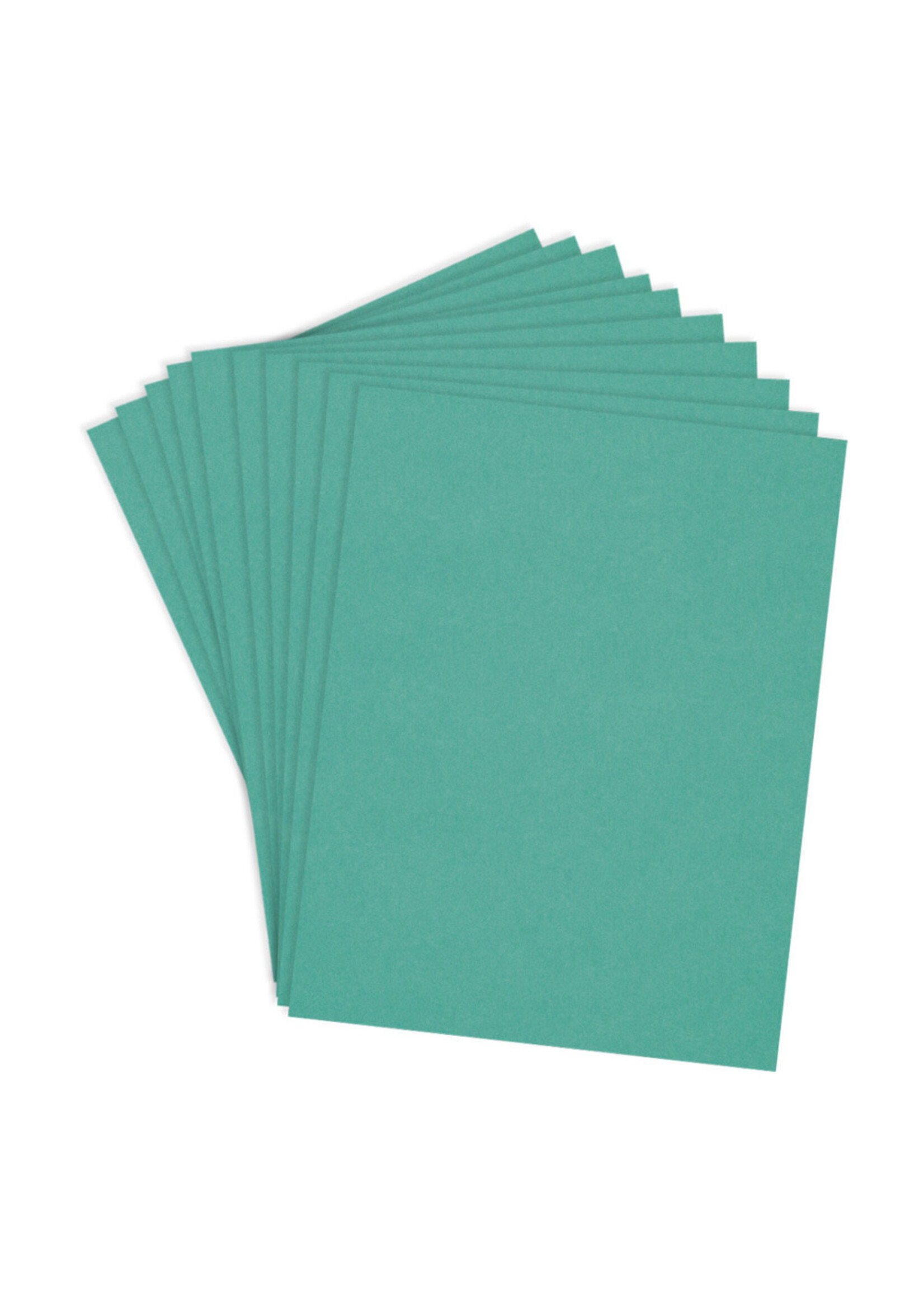 Spellbinders ColorWheel Cardstock 8.5x11,  Teal Topaz (10)