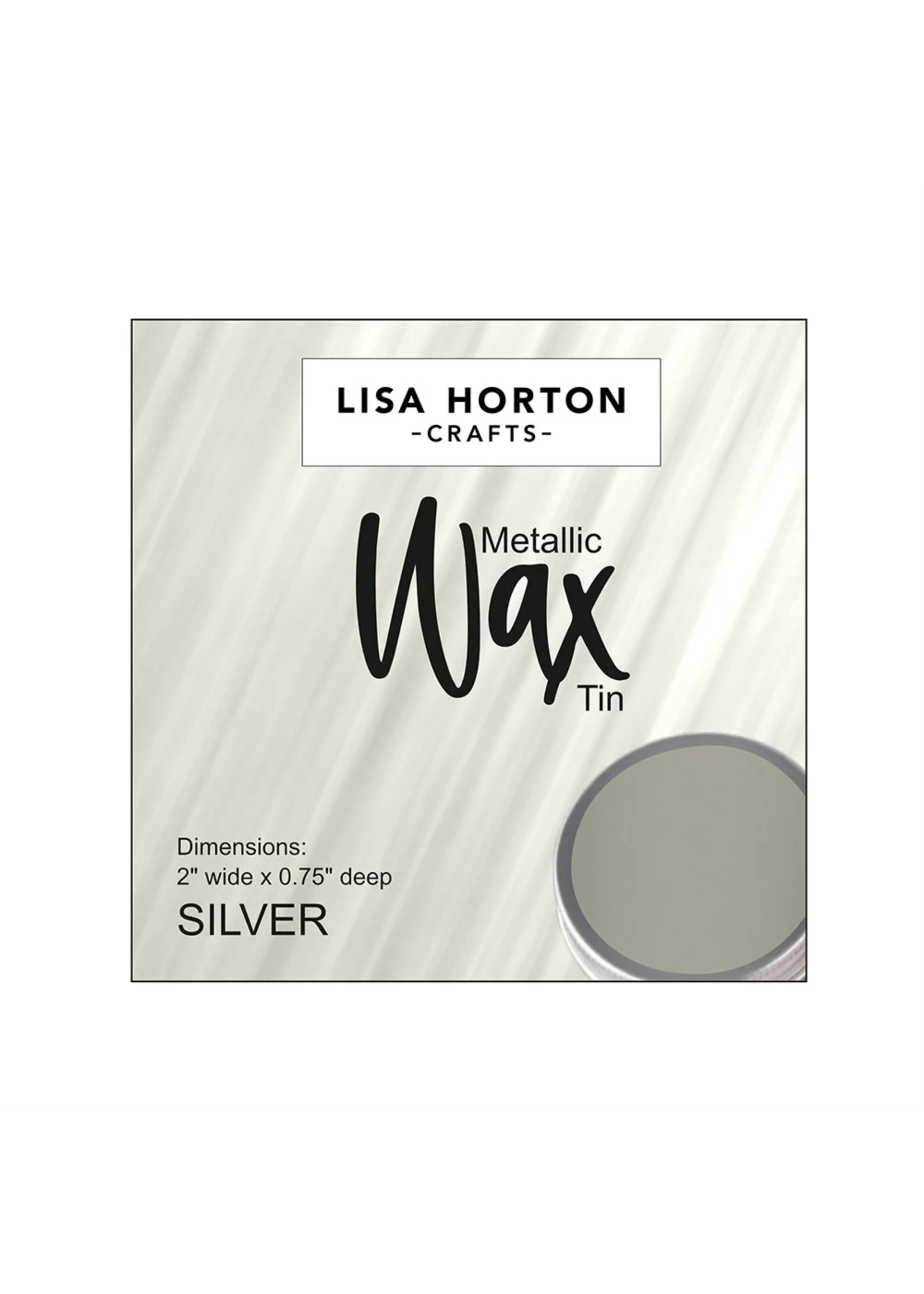 Lisa Horton Crafts LH Water Based Wax, Silver #877