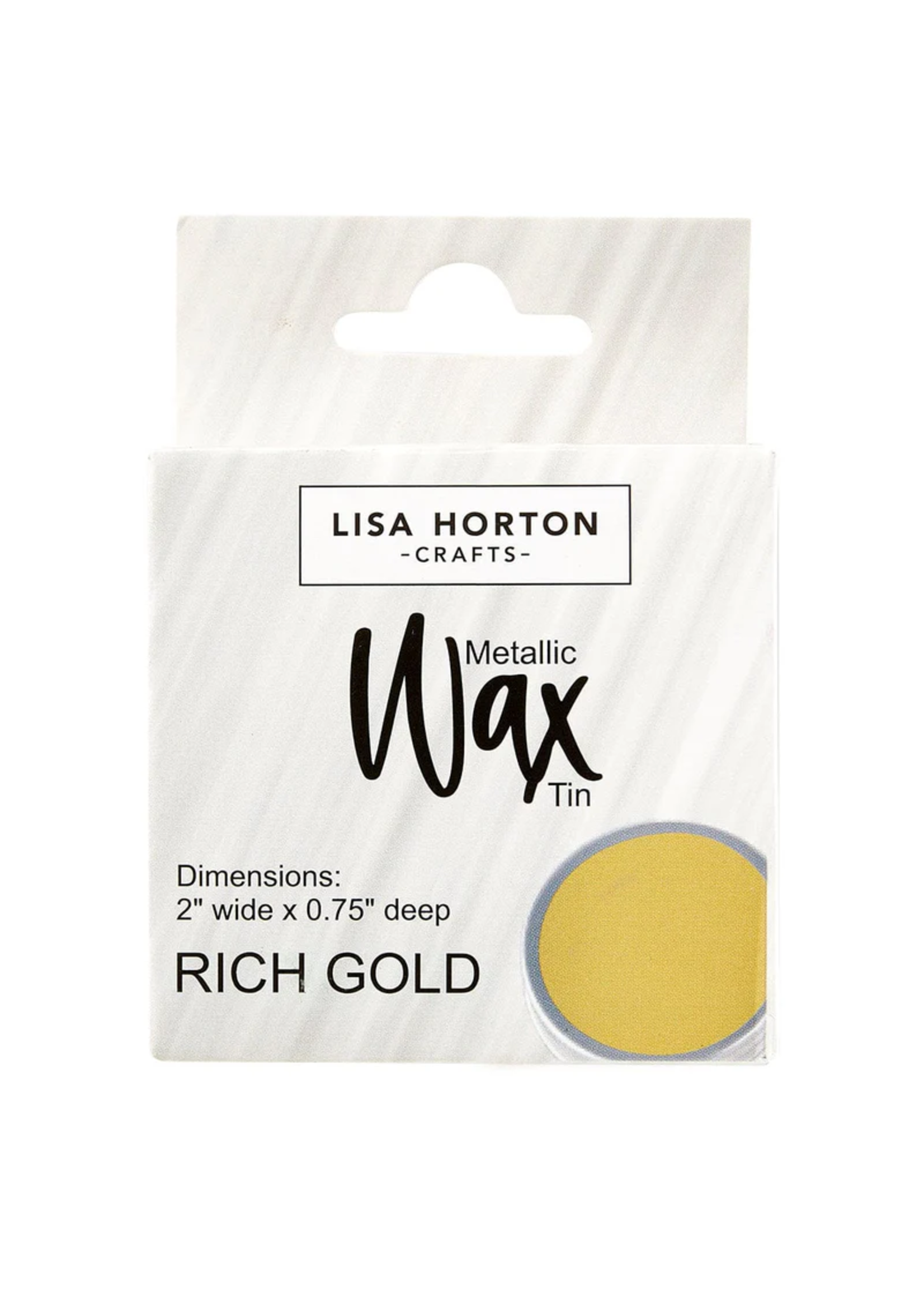 Lisa Horton Crafts LH Water Based Wax, Rich Gold #871C