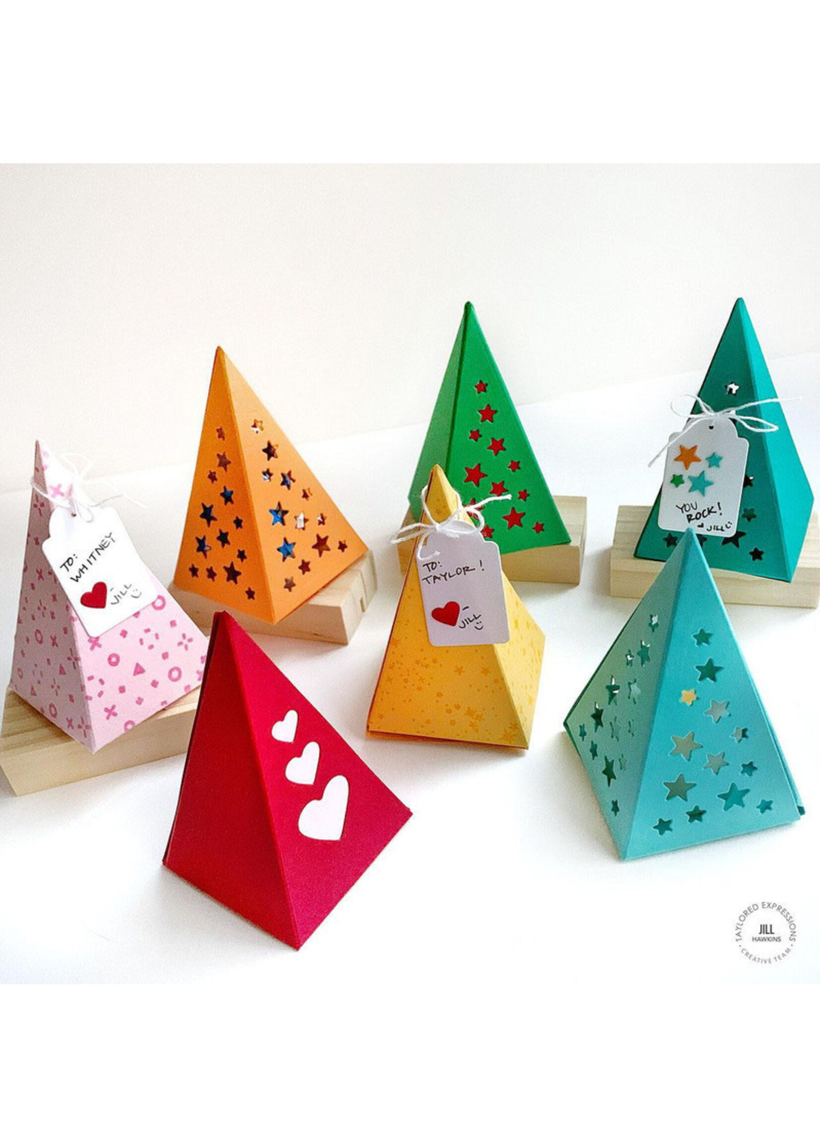 Taylored Expressions TE Die, Giftables - Pretty Pyramid