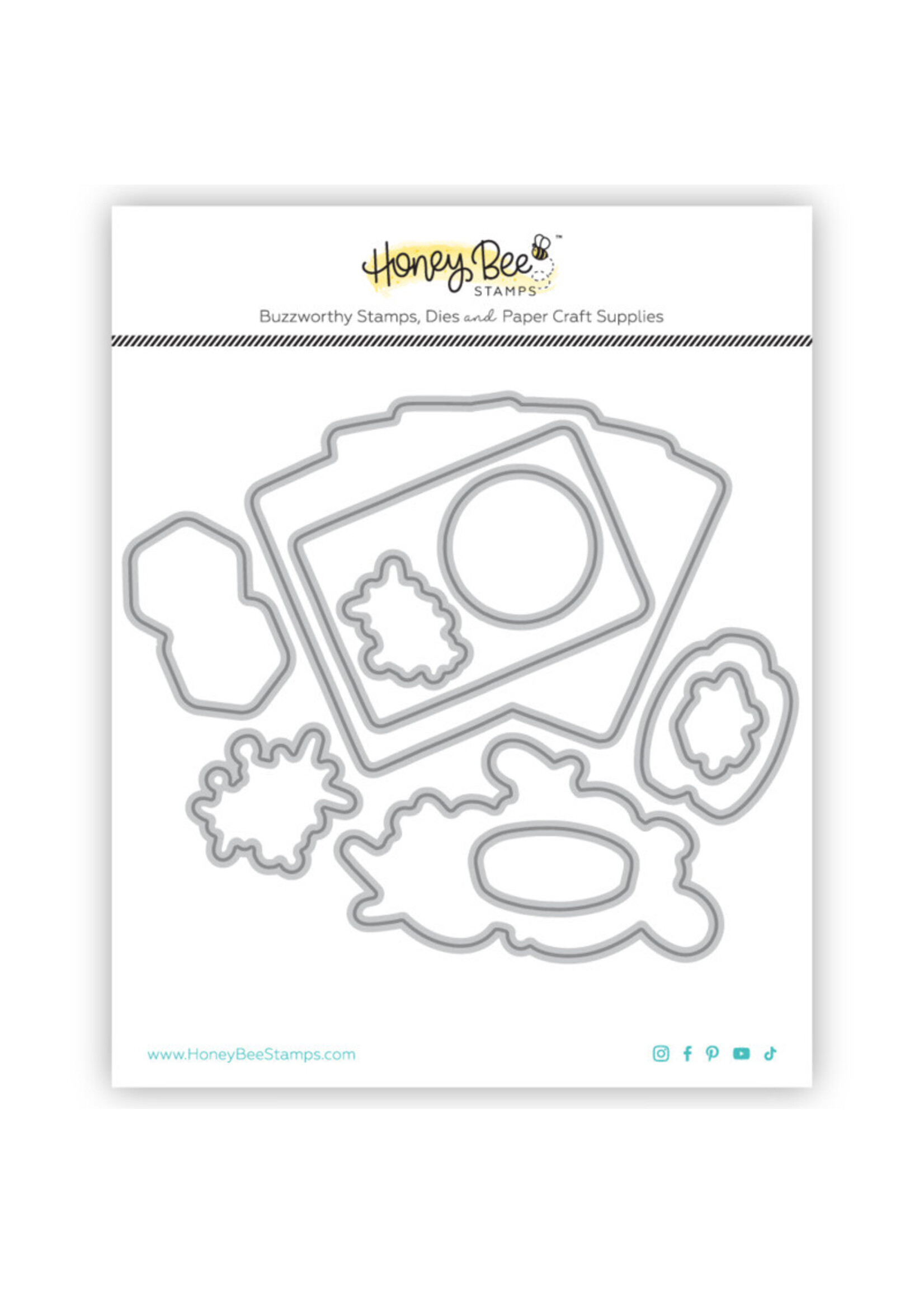 Honey Bee Stamps Stamp & Die Combo, Royal Flush