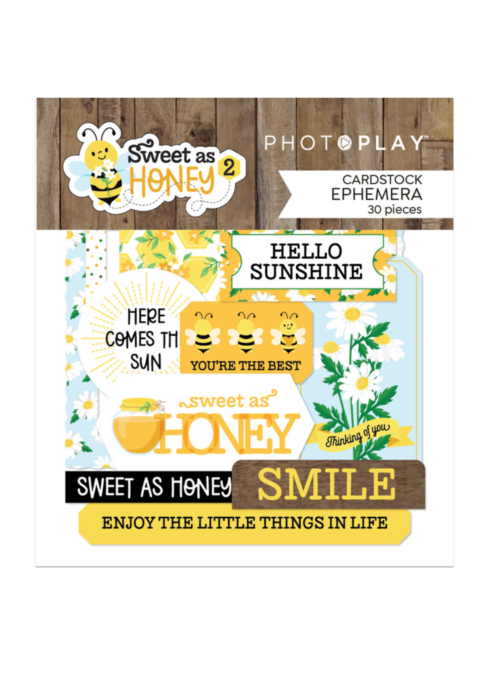 PhotoPlay PP Cardstock Ephemera, Sweet as Honey 2