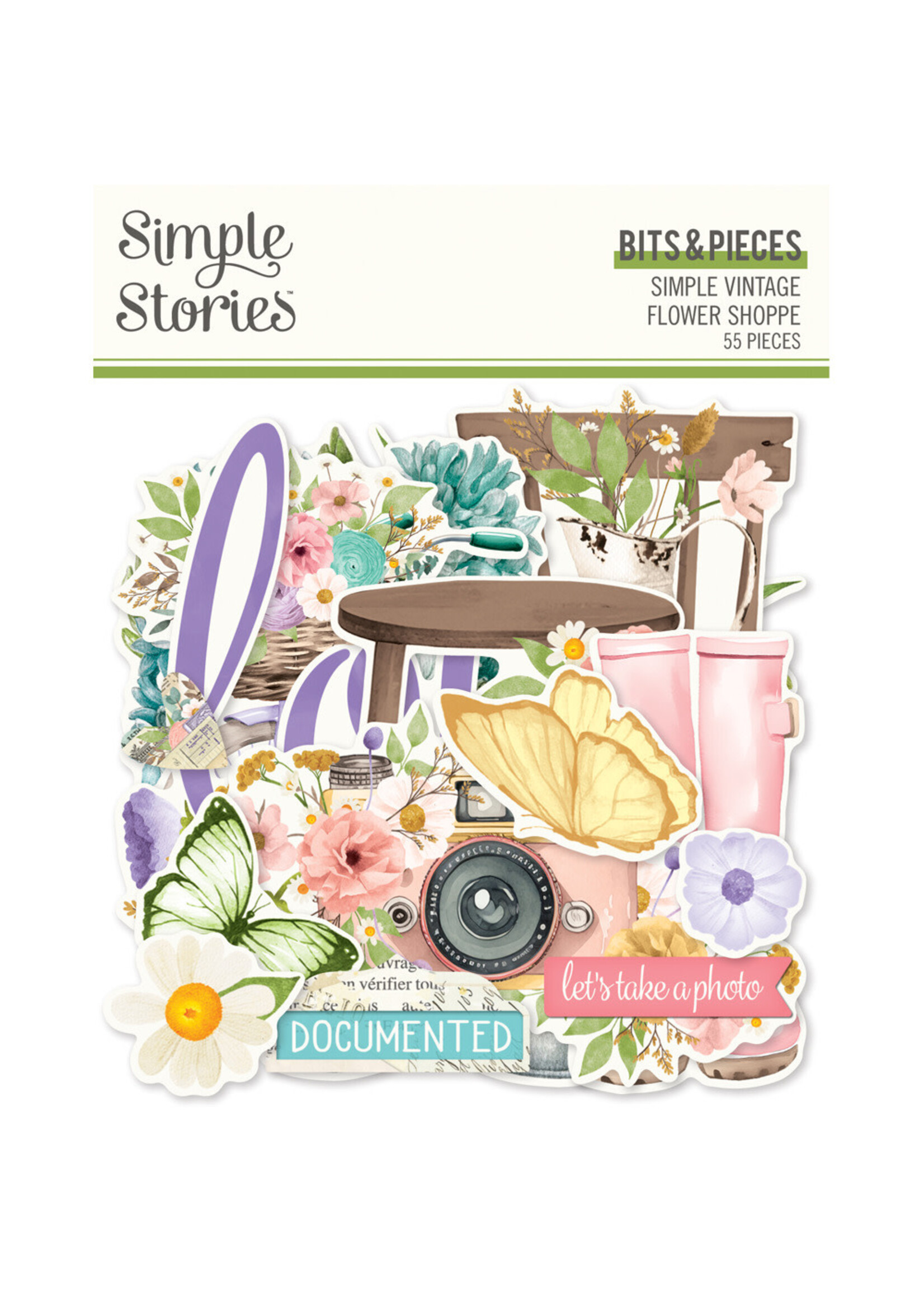 Simple Stories Bits & Pieces, Simple Vintage Flower Shoppe