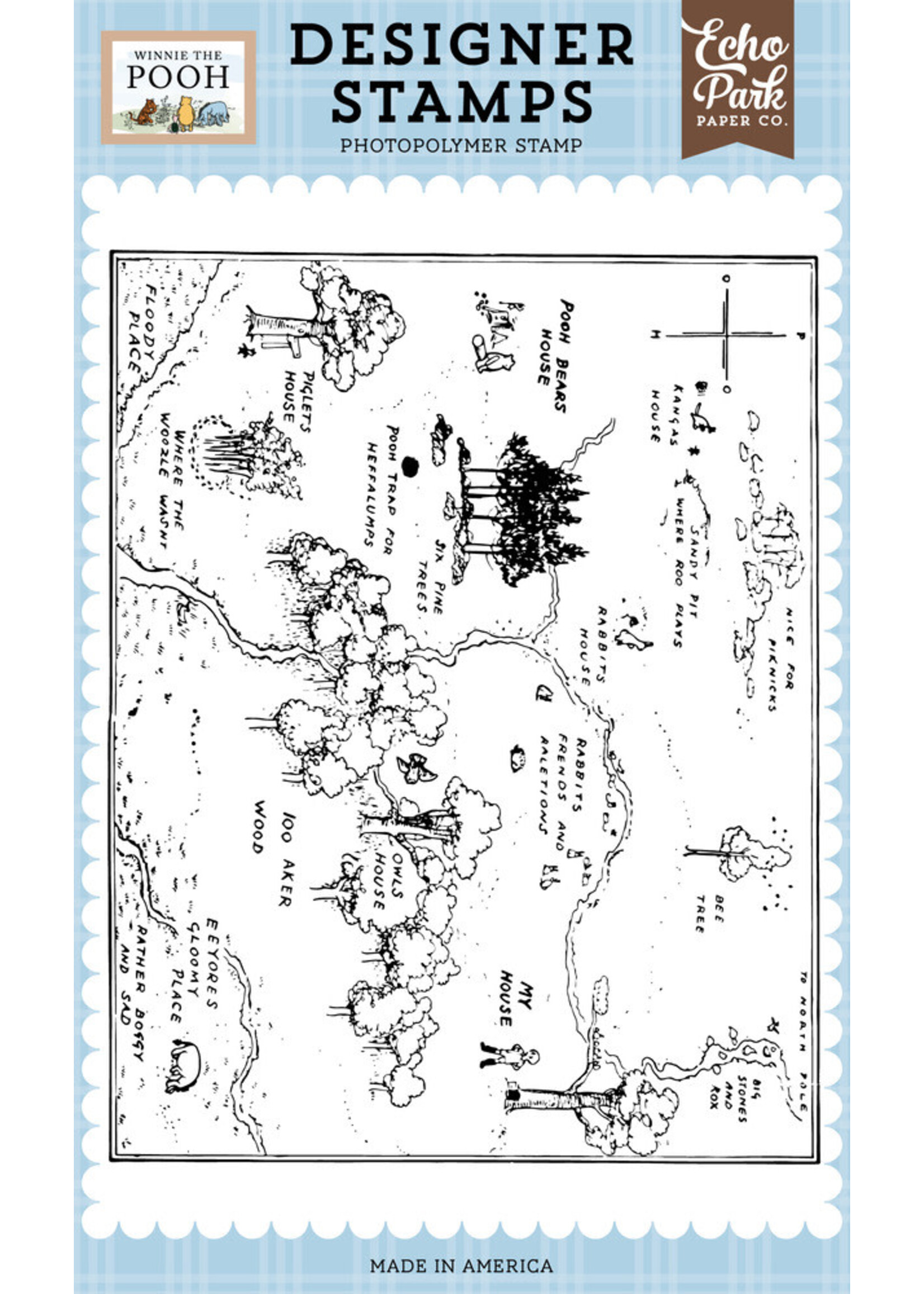 Echo Park EP Stamp, Winnie the Pooh - Hundred Acre Woods