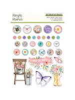Simple Stories Decorative Brads, Simple Vintage Flower Shoppe