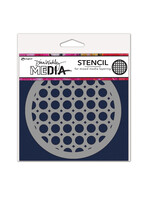 Ranger Dina Wakley Mixed Media Stencil, Rattan Coaster
