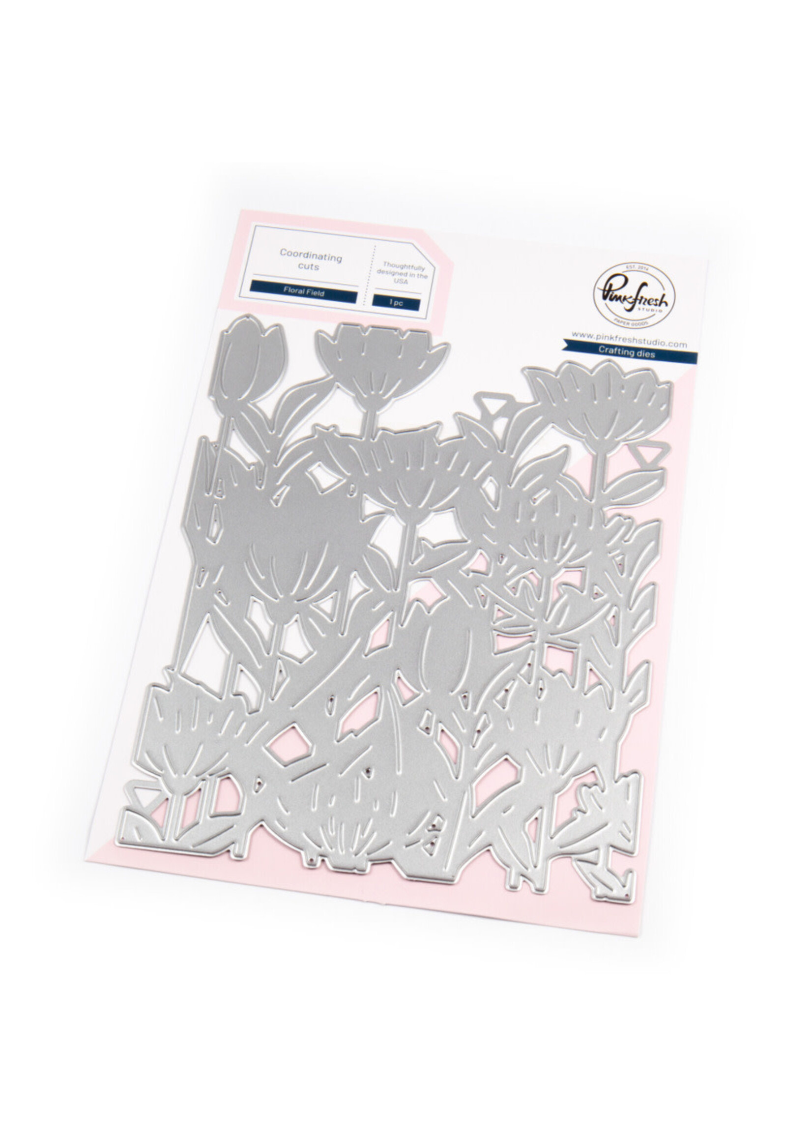 Pink Fresh Studio PFS Die/Stencil Bundle, Floral Fields
