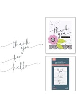 Spellbinders BetterPress, Sweeping Script Sentiments