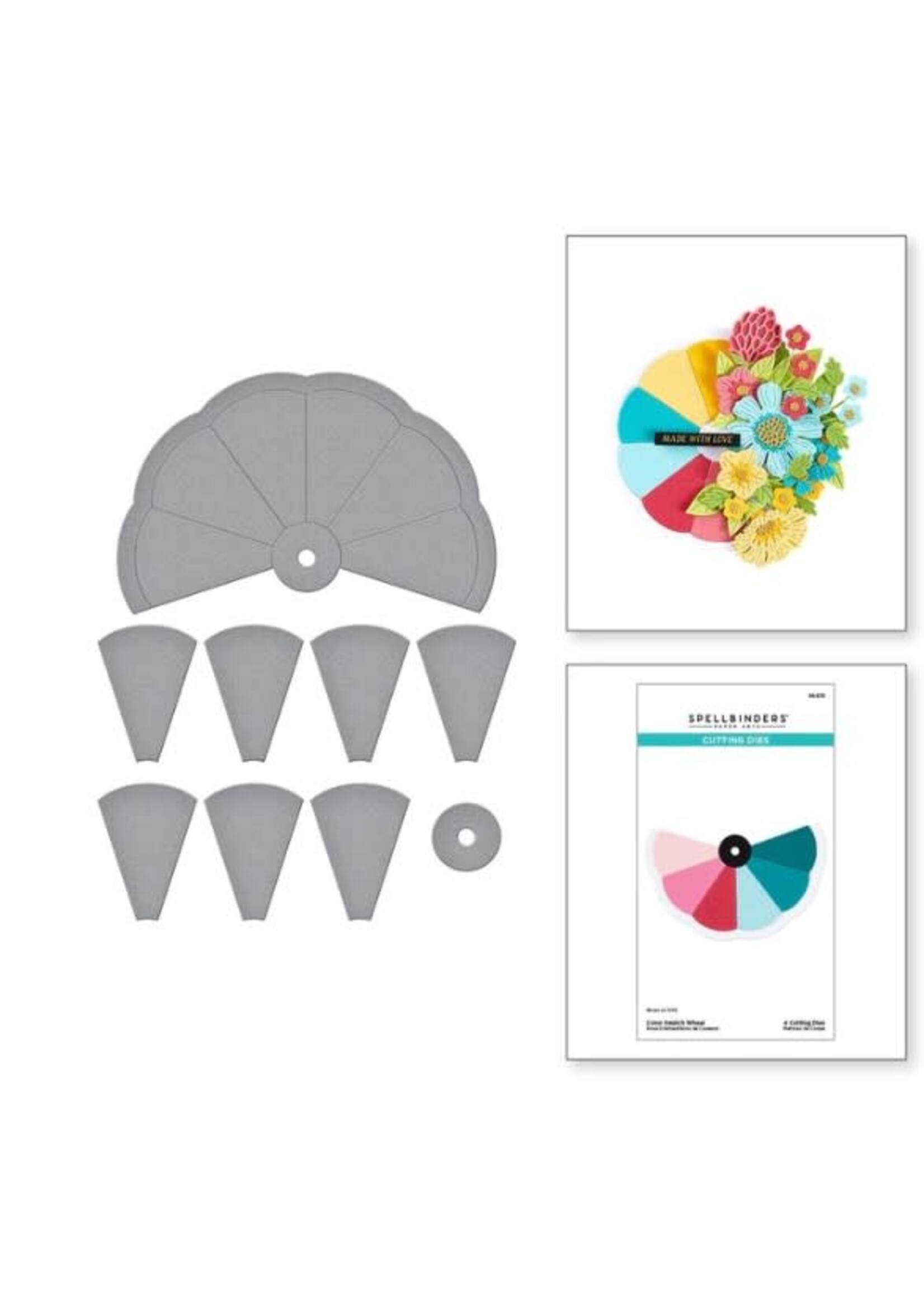 Spellbinders Die, Color Swatch Wheel