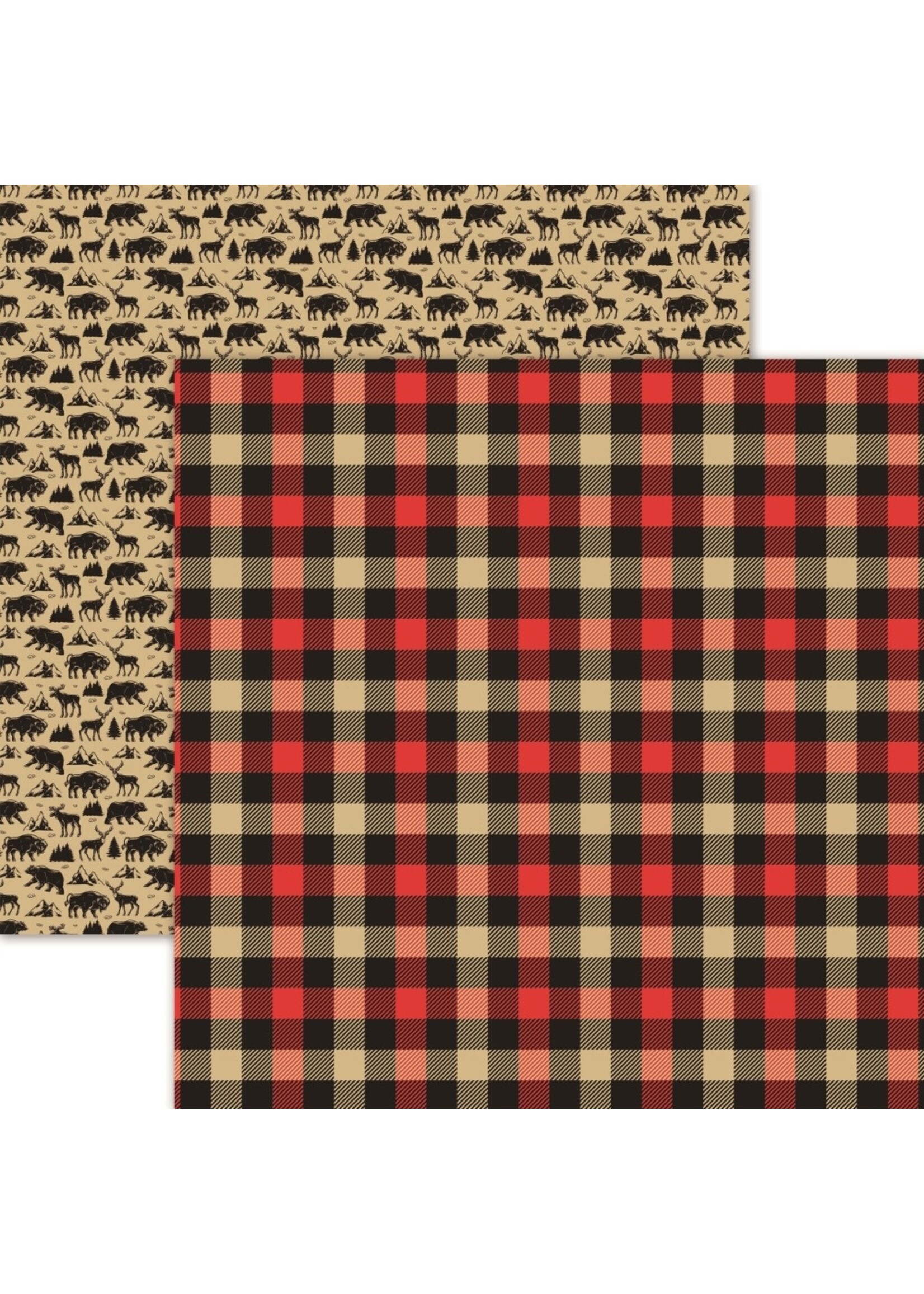 12X12 Patterned Paper, The Great North - Whistler Weave