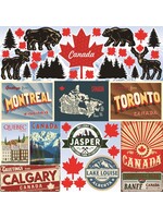 Reminisce Reminisce 12X12 Sticker Sheet, The Great North