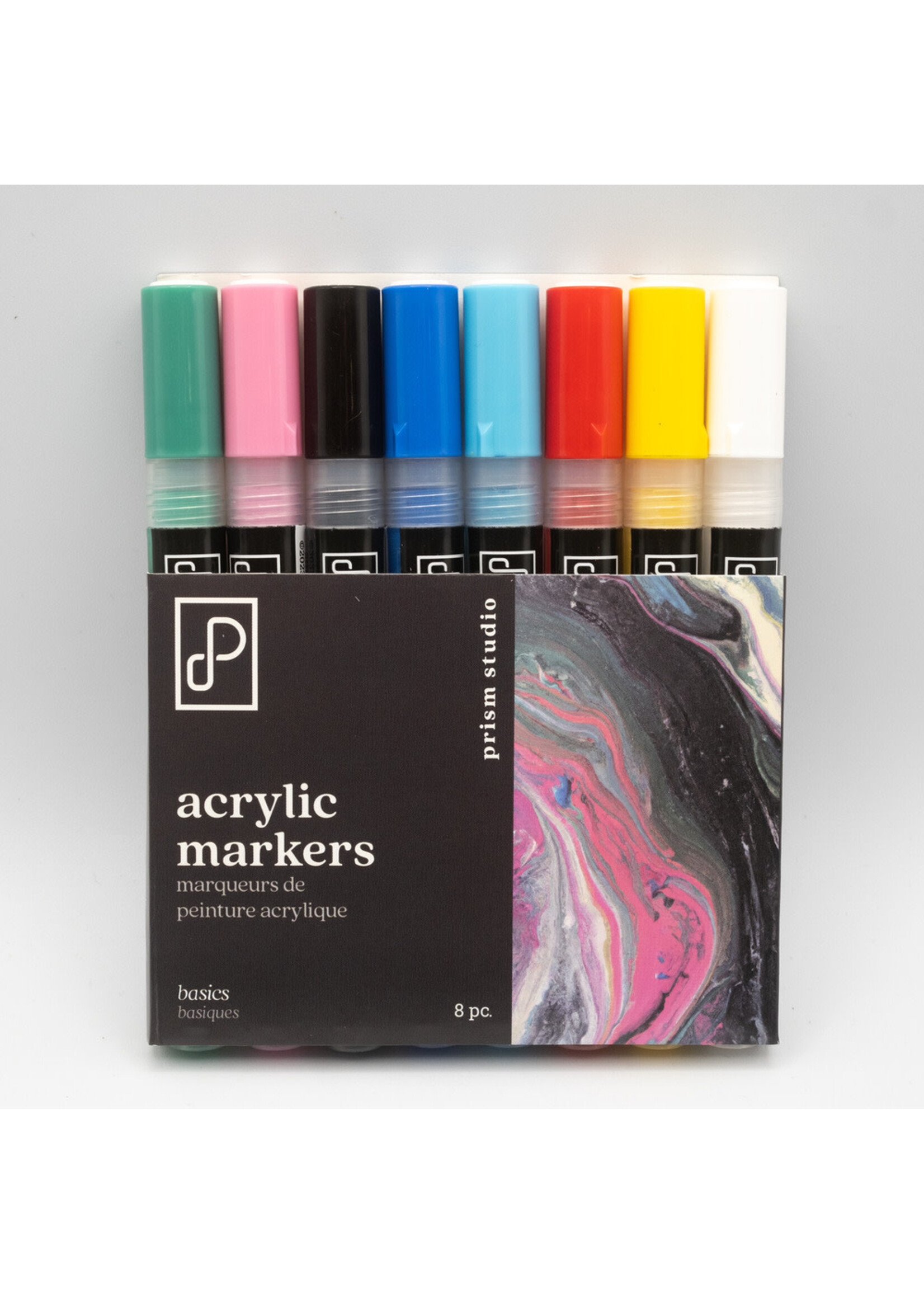 Prism Studio Acrylic Paint Markers, Basics (8pc)