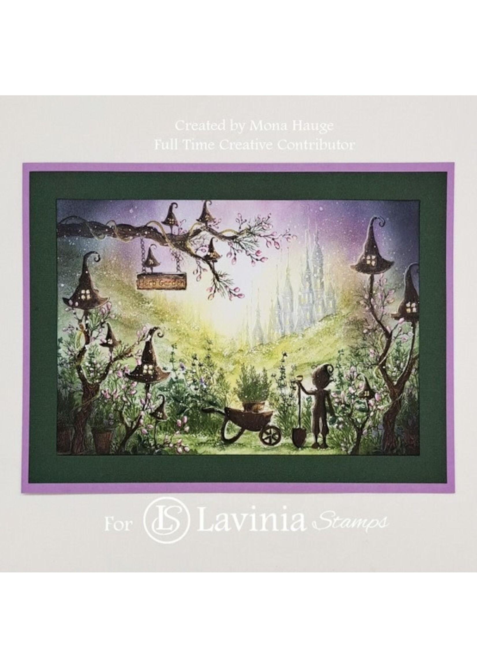 Lavinia Lavinia Stamp, LAV954 Wheelbarrow