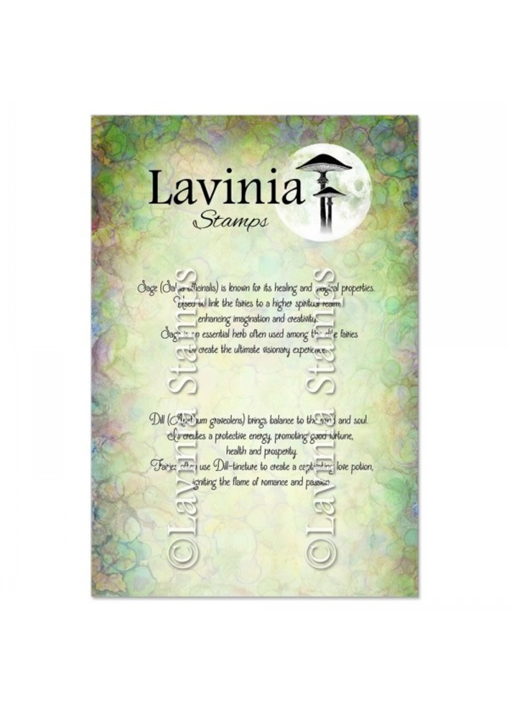 Lavinia Lavinia Stamp, Dill & Sage Words