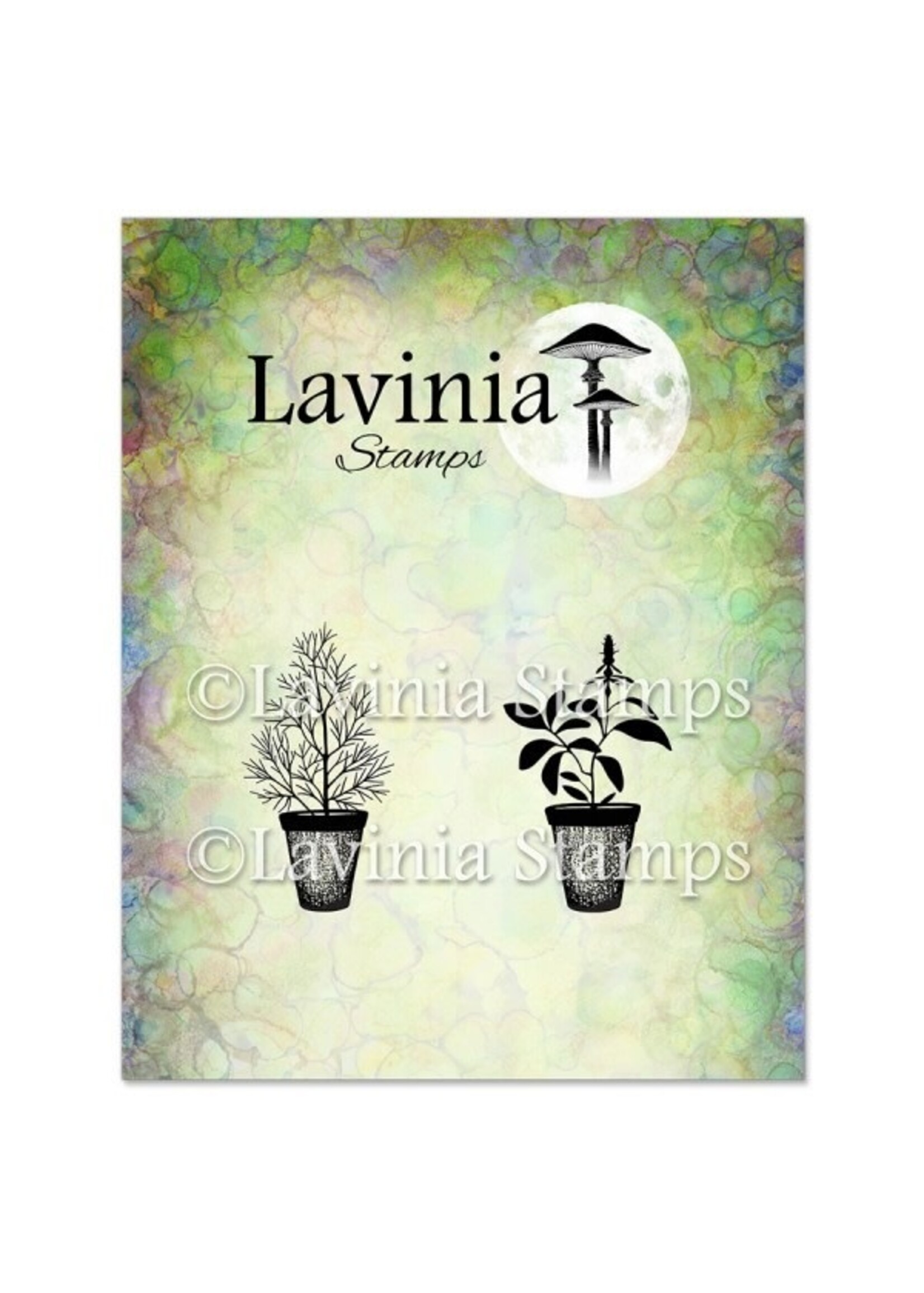 Lavinia Lavinia Stamp, LAV939 Dill & Sage Pots