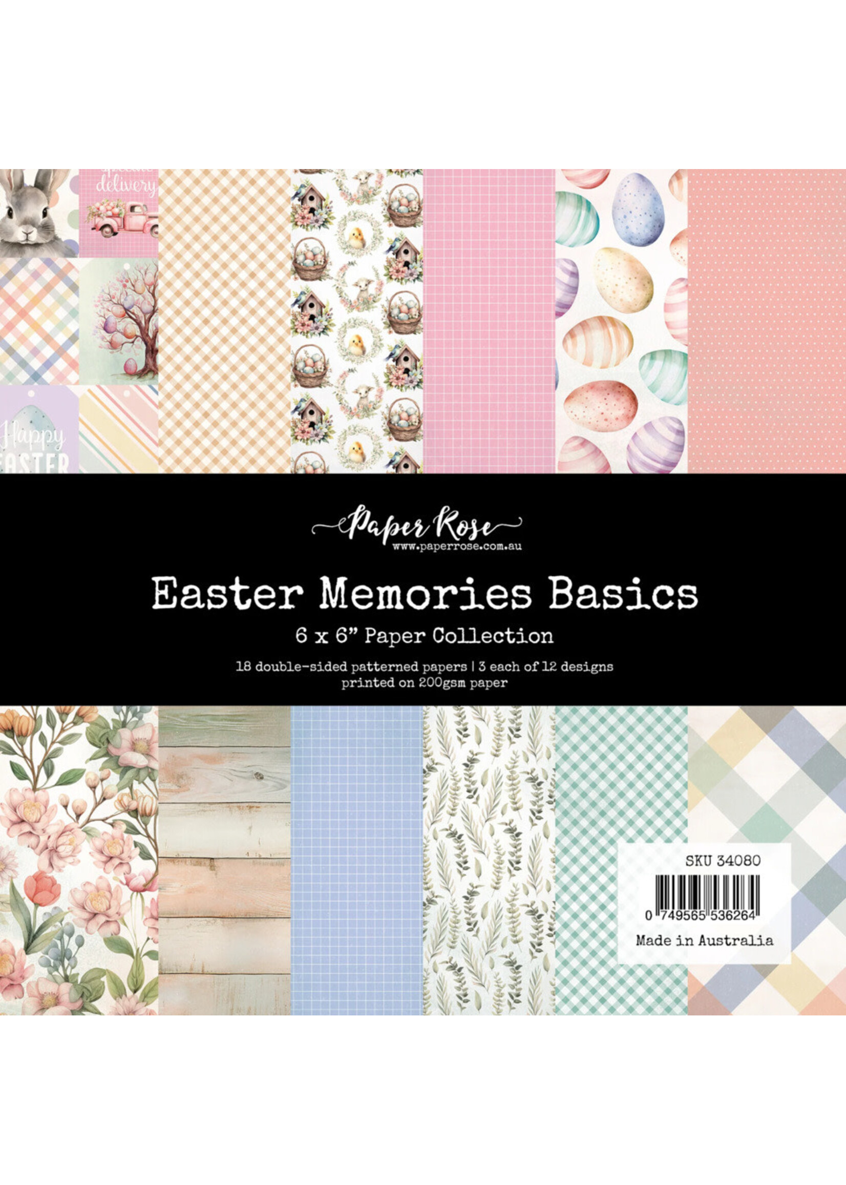 Paper Rose Paper Rose 6x6 Paper Collection, Easter Memories Basics