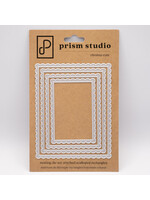 Prism Studio Prism Nesting Dies, Stitched Scalloped Rectangles