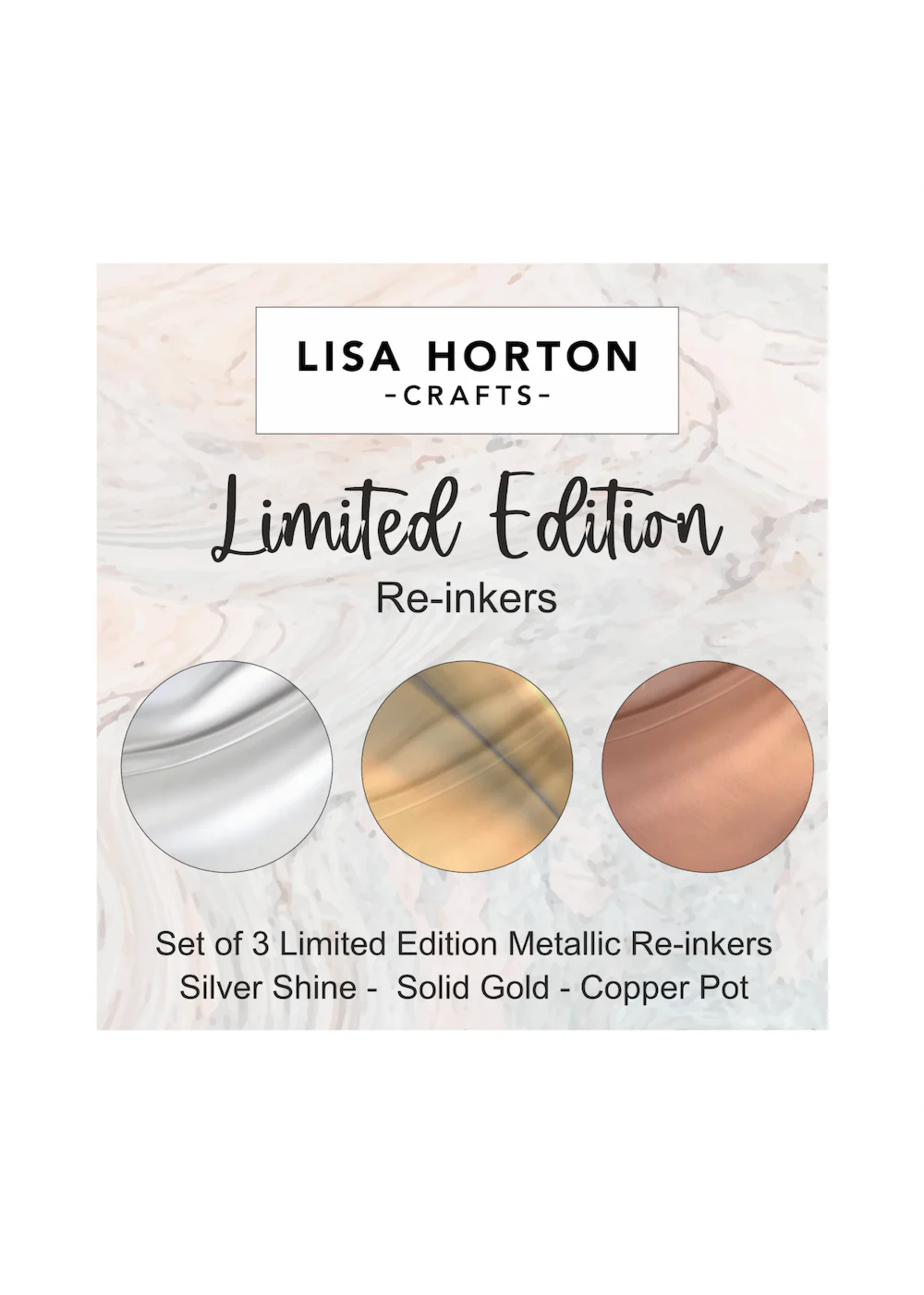 Lisa Horton Crafts LH Limited Edition Re-Inkers, Metallic