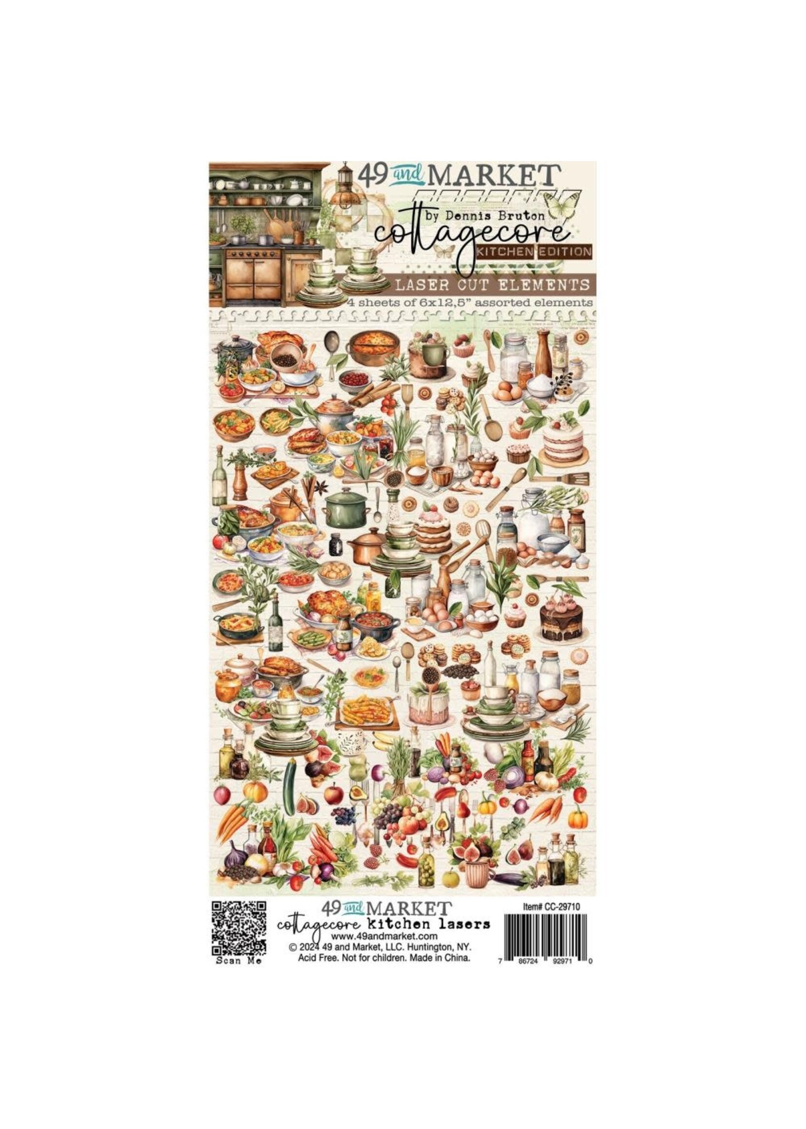 49 & Market Laser Cut Elements, Cottagecore Kitchen Edition