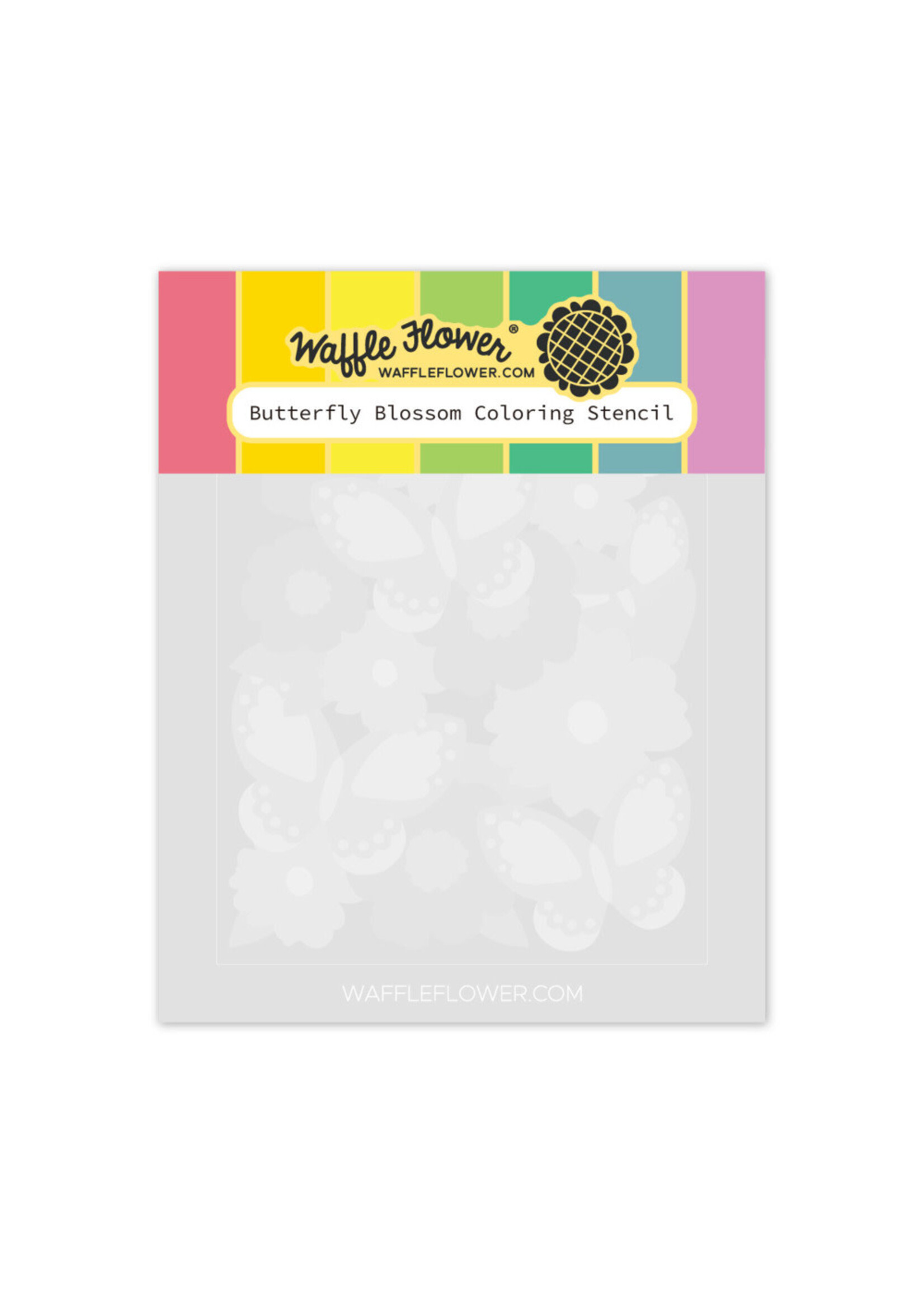Waffle Flower WF Die/Stencil Bundle, Butterfly Blossom