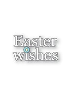 Poppy Stamps Die, Easter Wishes