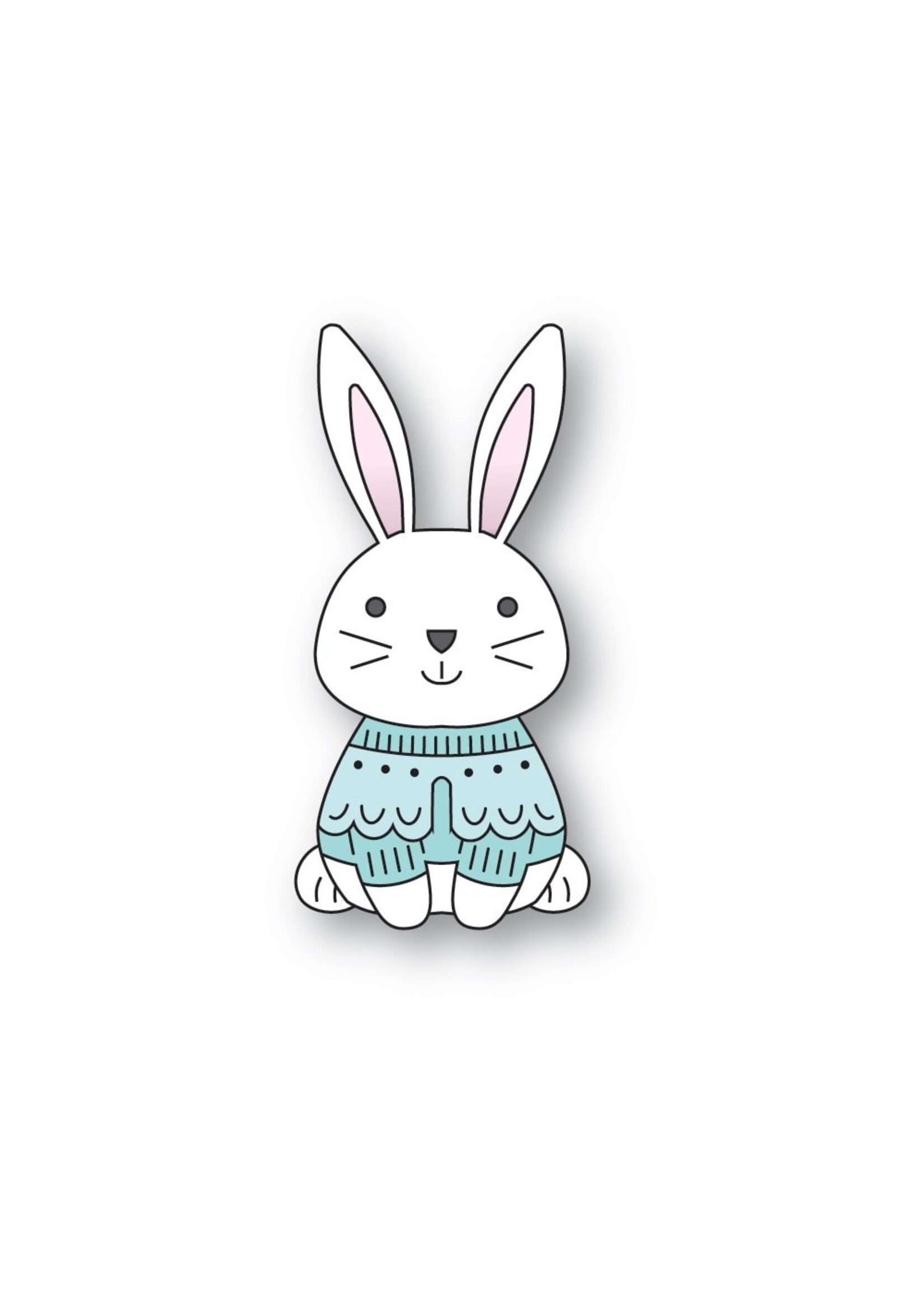 Poppy Stamps Die, Nordic Adorable Bunny