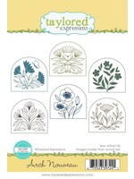 Taylored Expressions Bundle Cling Stamp & Die, Arch Nouveau
