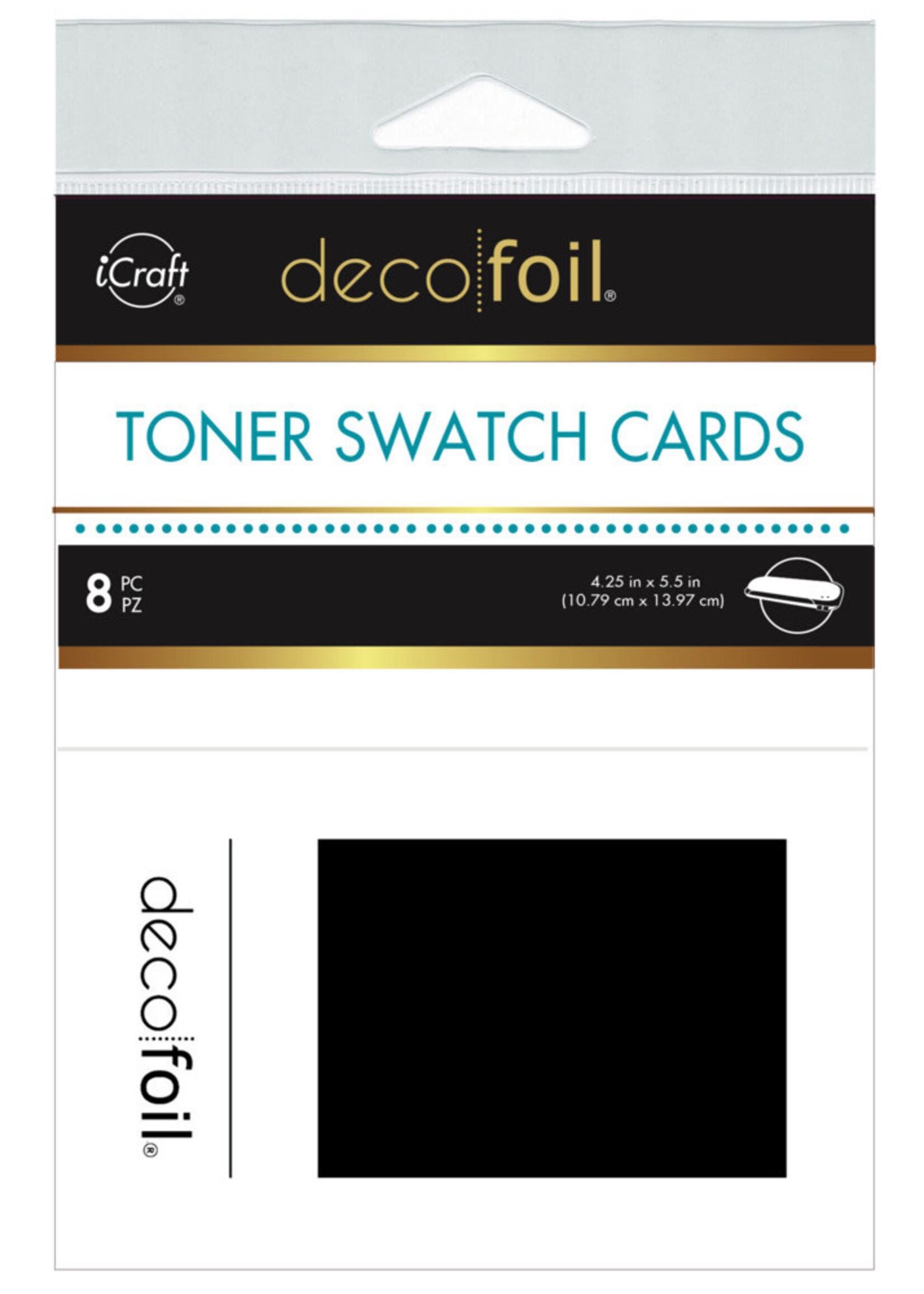 Thermo-web Deco Foil Toner Swatch Cards, 4.25x5.5 Singles (8)