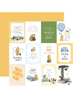 Echo Park Echo Park 12x12 Winnie the Pooh Baby, 3x4 Journaling Cards