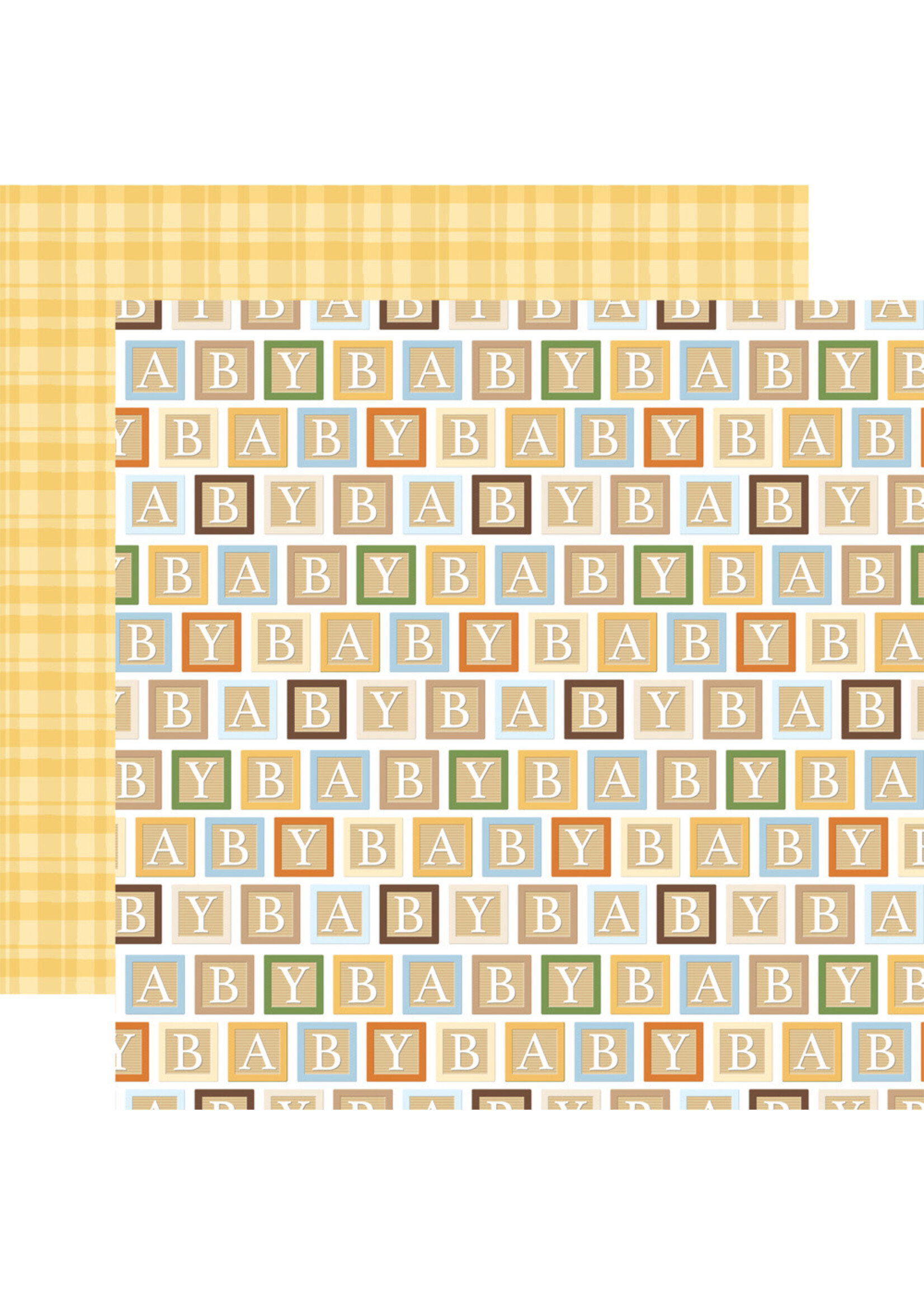 Echo Park 12x12 Winnie the Pooh Baby, Baby Blocks