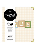 Echo Park 6x8 Album, Baby Blocks Tan