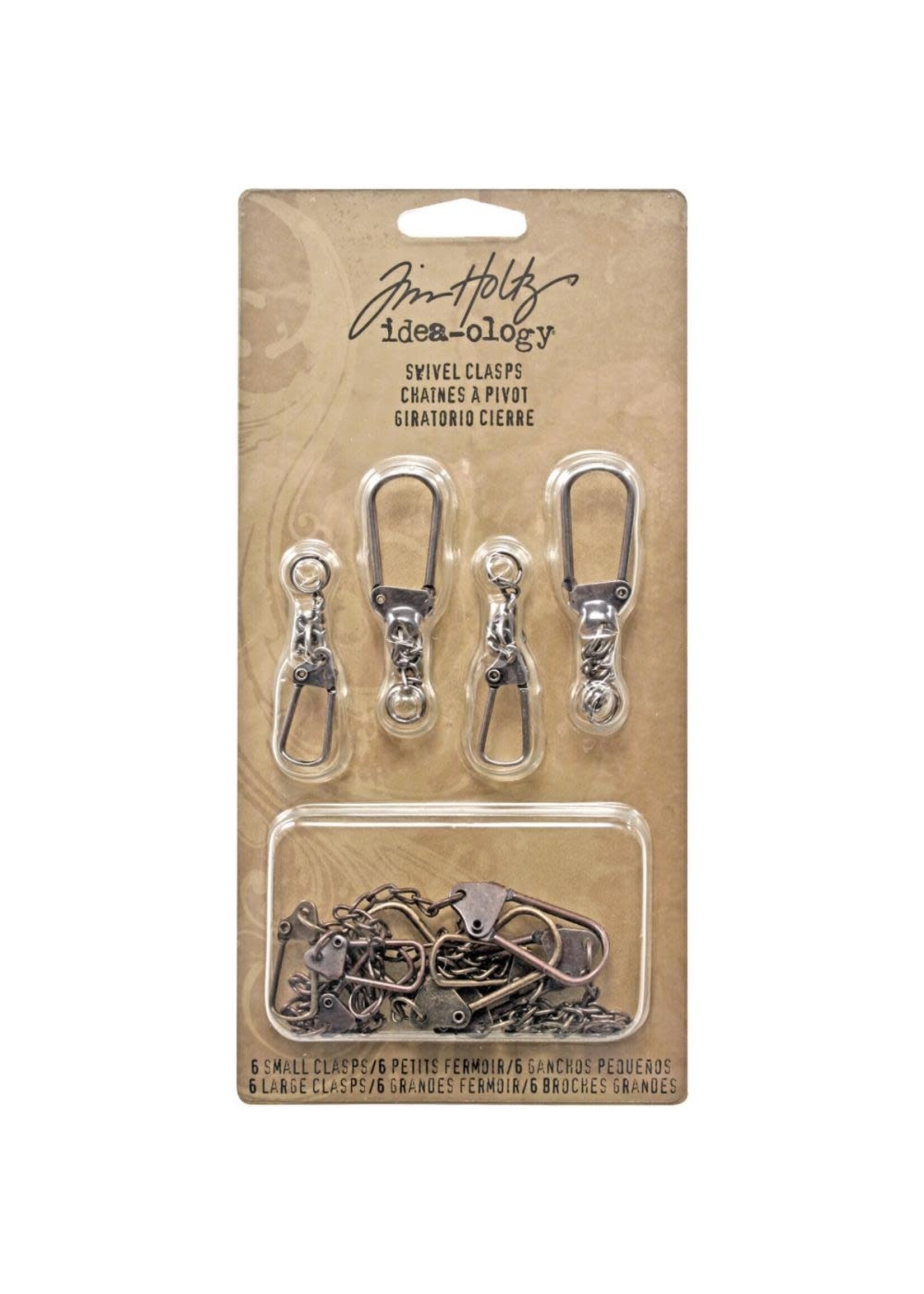Idea-ology Idea-Ology Metal Swivel Clasp W/Chain