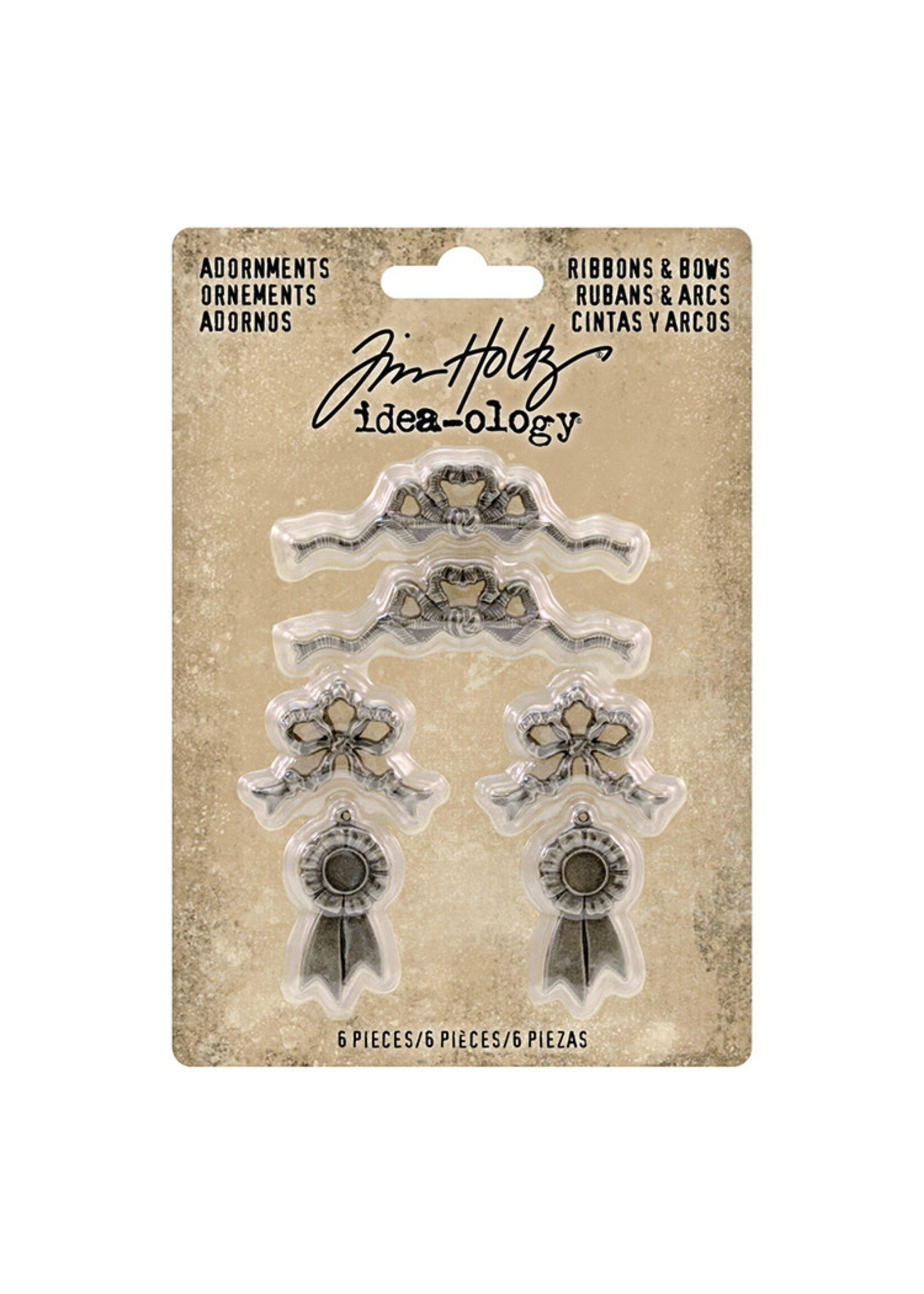 Idea-ology Tim Holtz Idea-Ology Adornments, 2018 Ribbons & Bows
