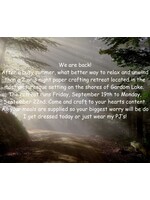 Gardom Lake Sept 19-22, 2025 - Deposit