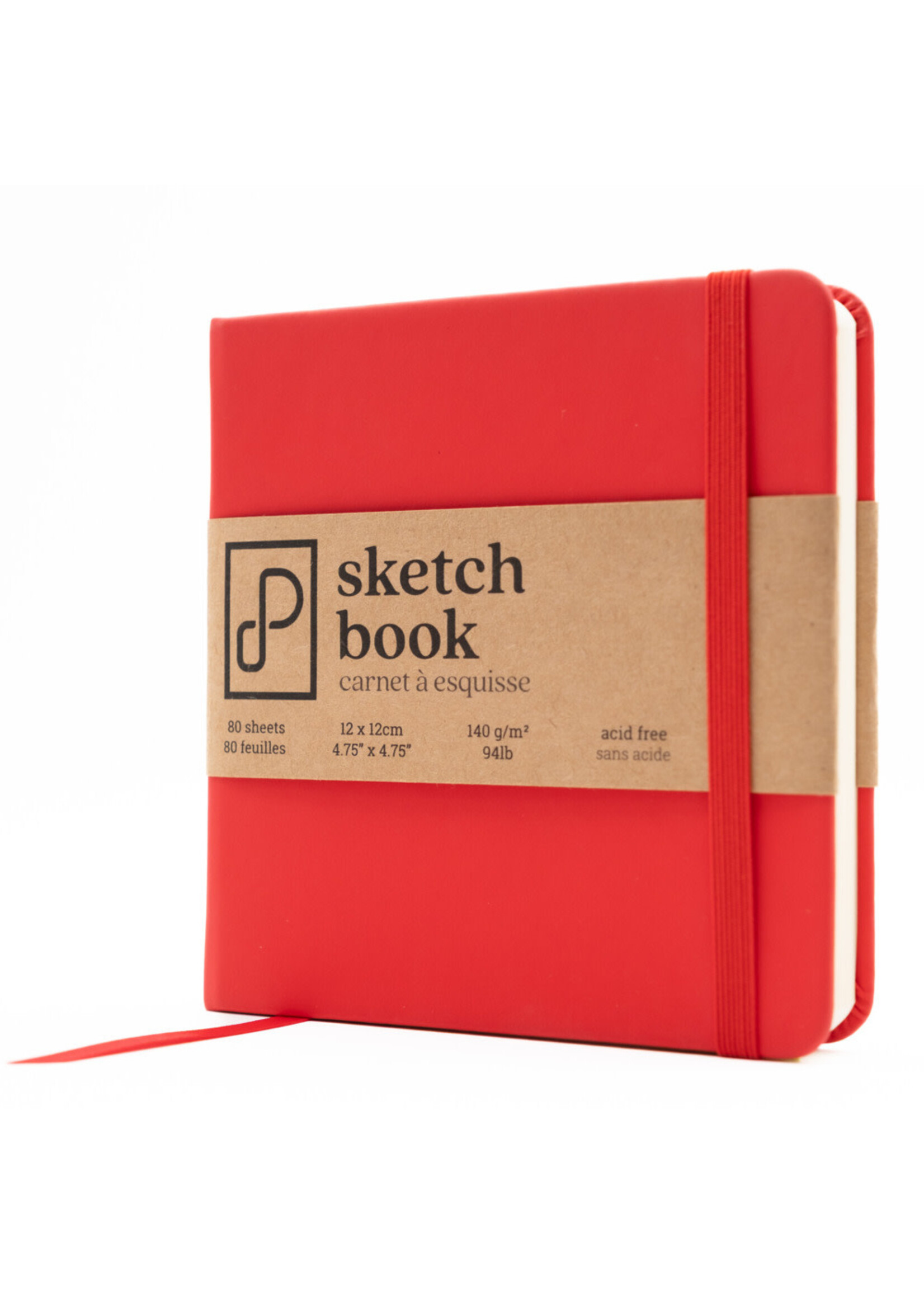 Prism Studio Sketchbook, 12cm x 12cm - Fiesta Red