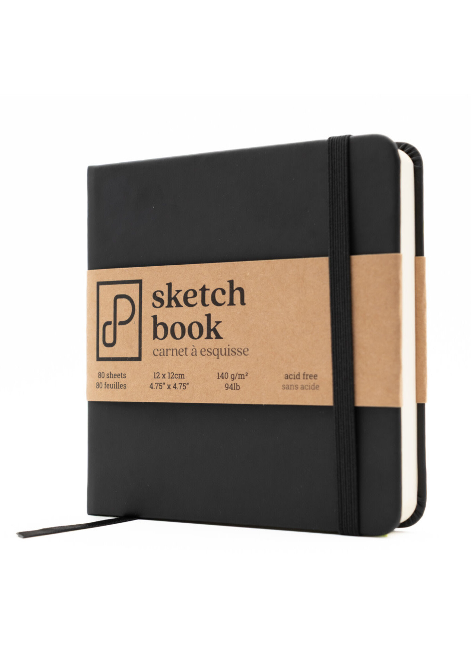 Prism Studio Sketchbook, 12cm x 12cm - Tuxedo Black