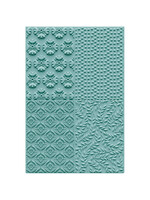 Sizzix 3D Textured Impressions Embossing Folder, Posh Patterns