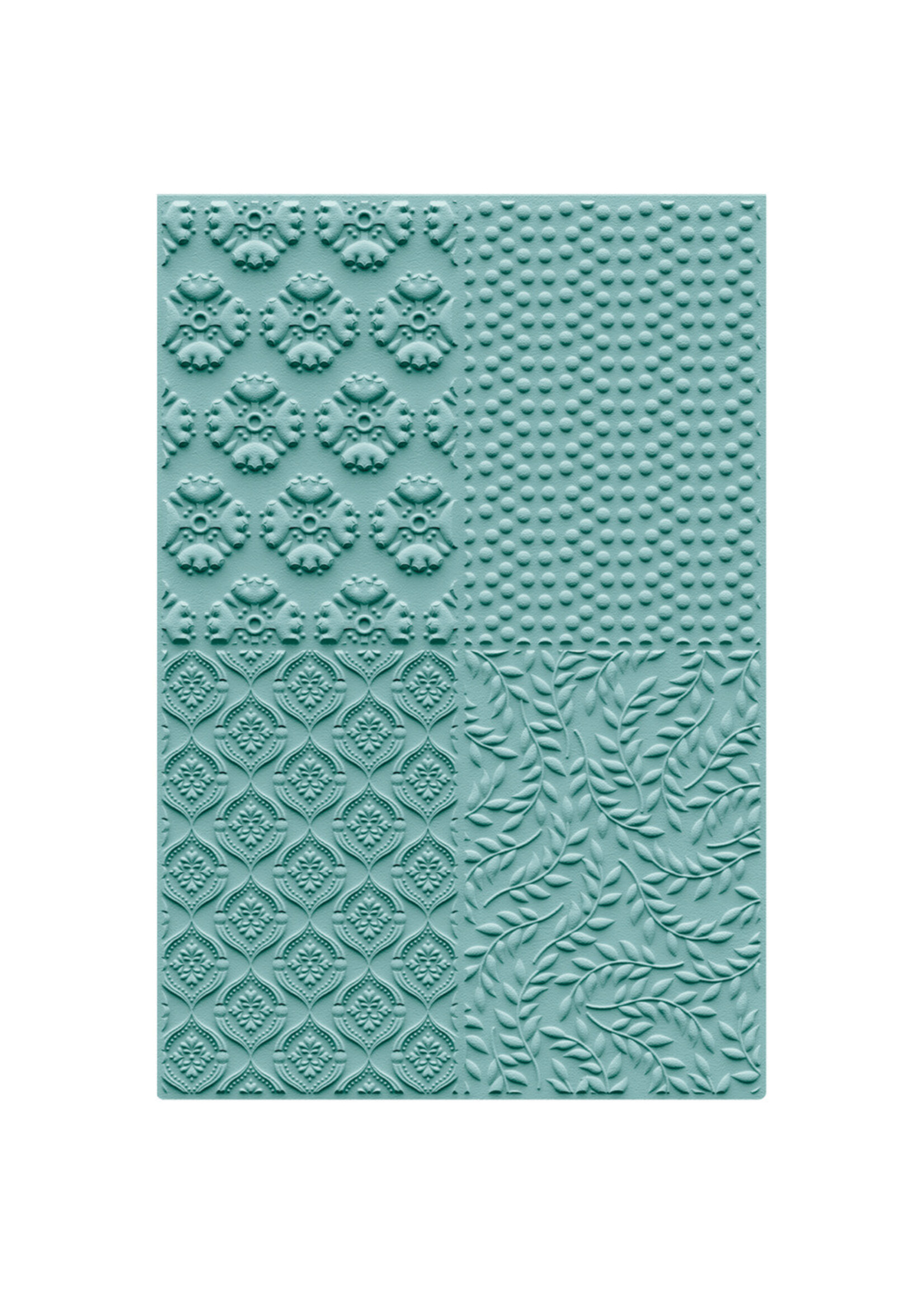 Sizzix 3D Textured Impressions Embossing Folder, Posh Patterns