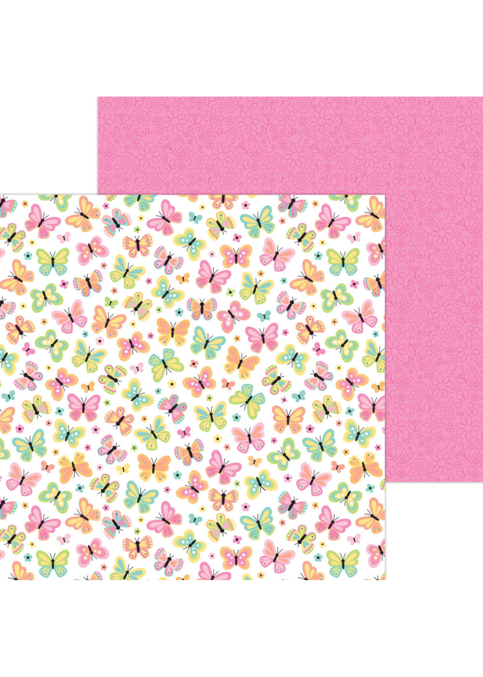 Doodlebug Doodlebug 12x12 Butterfly Kisses, Butterfly Kisses
