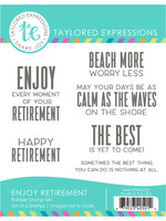 Taylored Expressions Cling Stamp, Enjoy Retirement