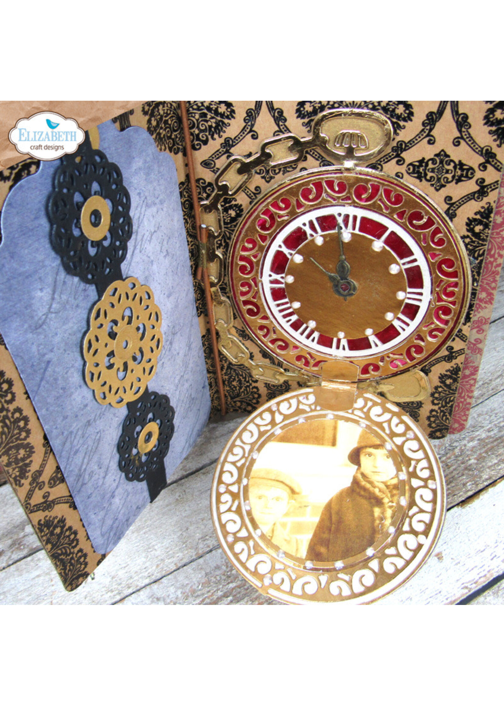 Elizabeth Craft Design Die, Gentleman's Timepiece