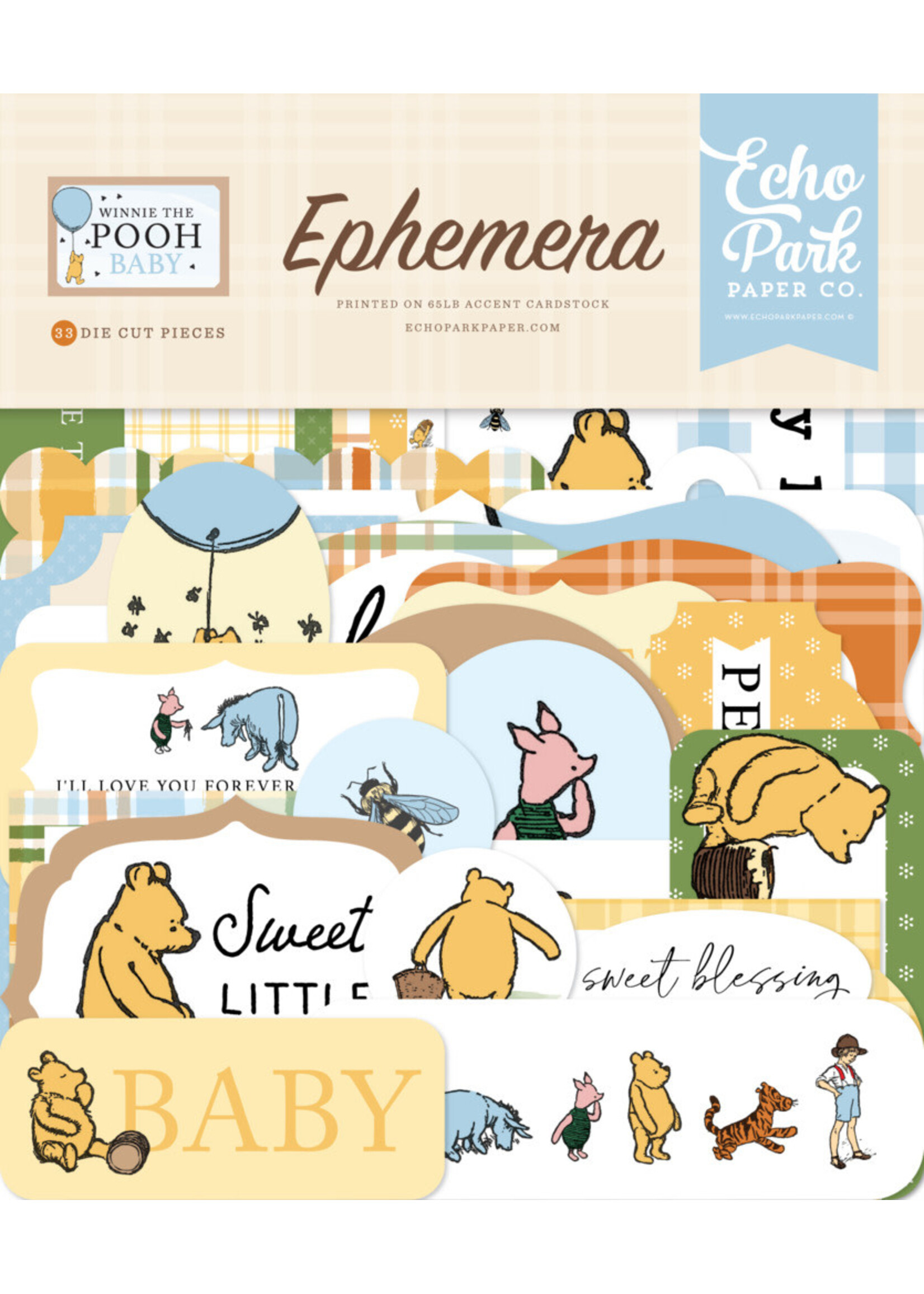 Echo Park Echo Park Ephemera, Winnie the Pooh Baby