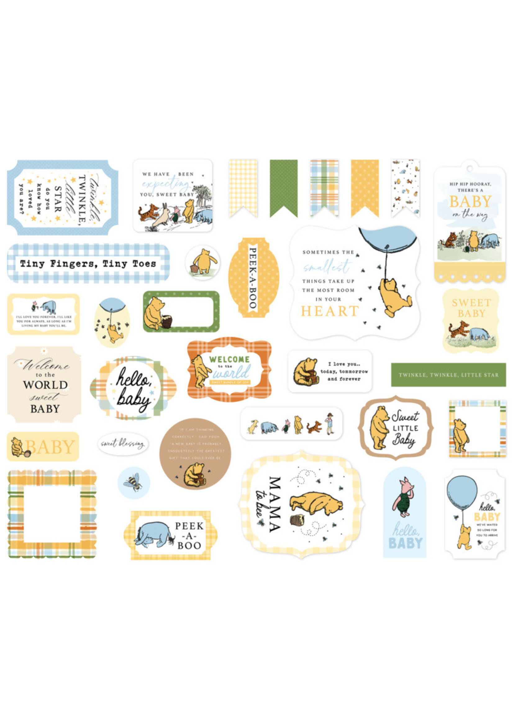 Echo Park Echo Park Ephemera, Winnie the Pooh Baby