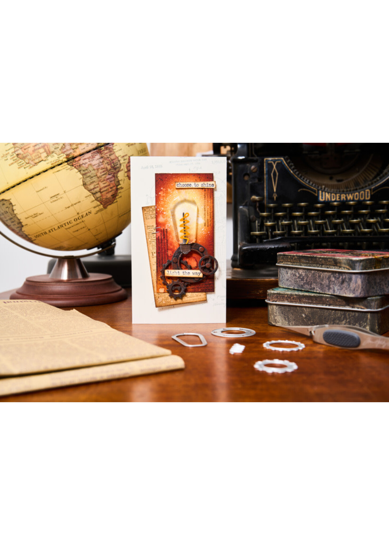 Sizzix Tim Holtz Thinlits Die, Vault Industrial